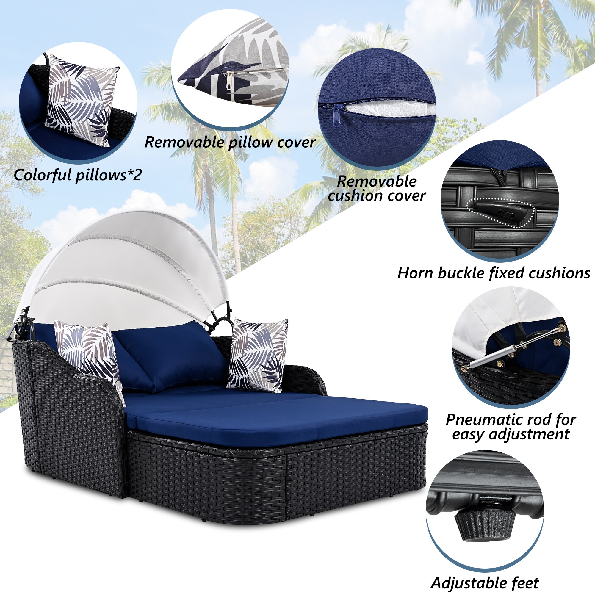 Bybafun YA3800193 Patio-Sofas-Daybeds - View #6