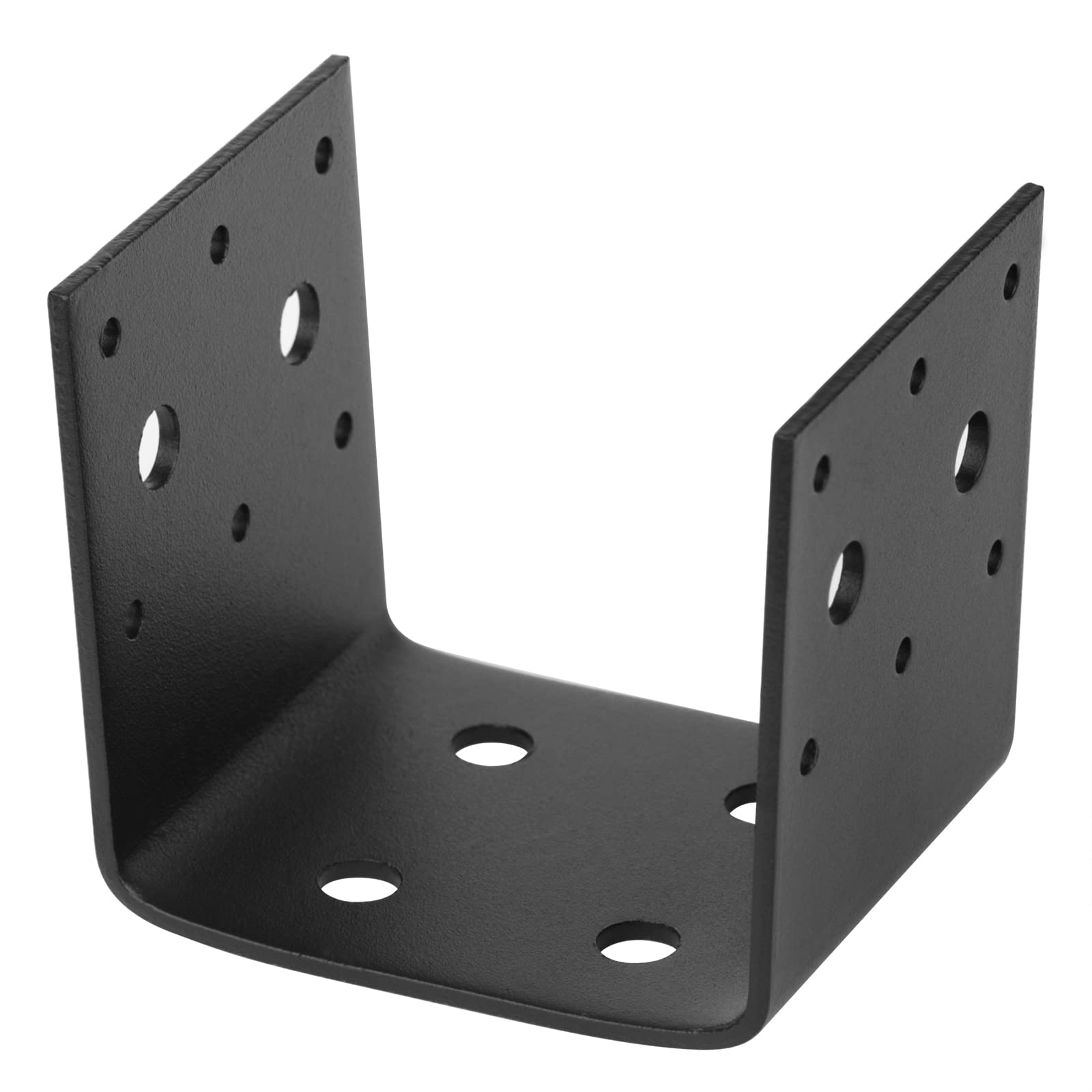 Aoibox  4 Pack Half Post Base Anchor Connectors for 4 x 4 Posts 11 Gauge Carbon Steel Deck Framing Joist Hanger