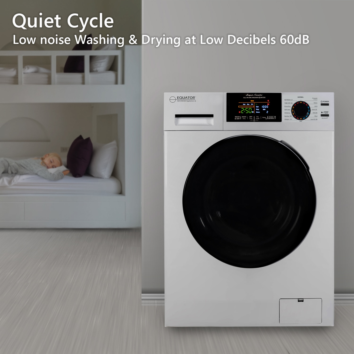 Equator Advanced Appliances EZ 5500CV WHITE +2HE Combination-Washers-Dryers - View #7