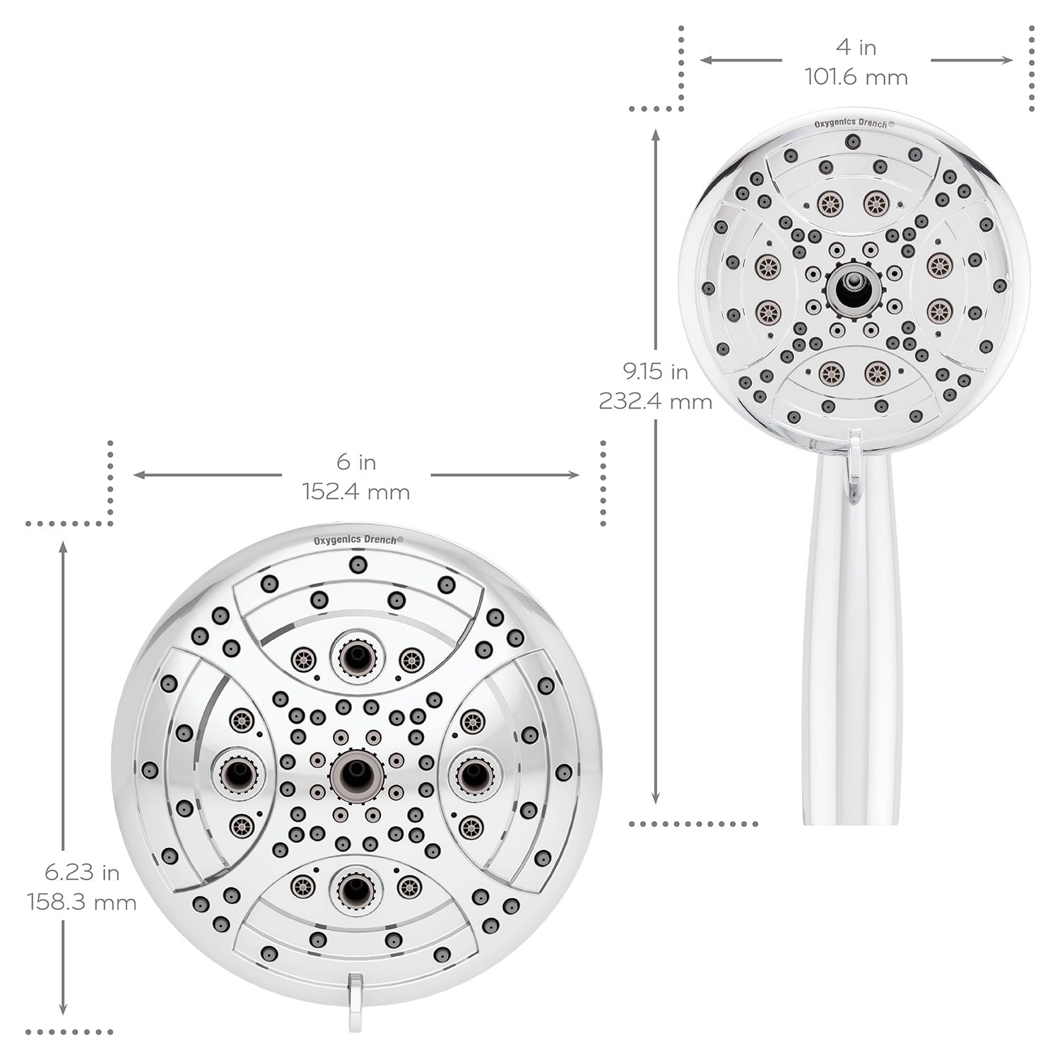 Oxygenics 75388 Fixed-Showerhead - View #5