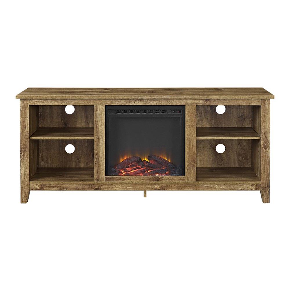 Walker Edison W58FP18BW Electric-Fireplaces - View #4