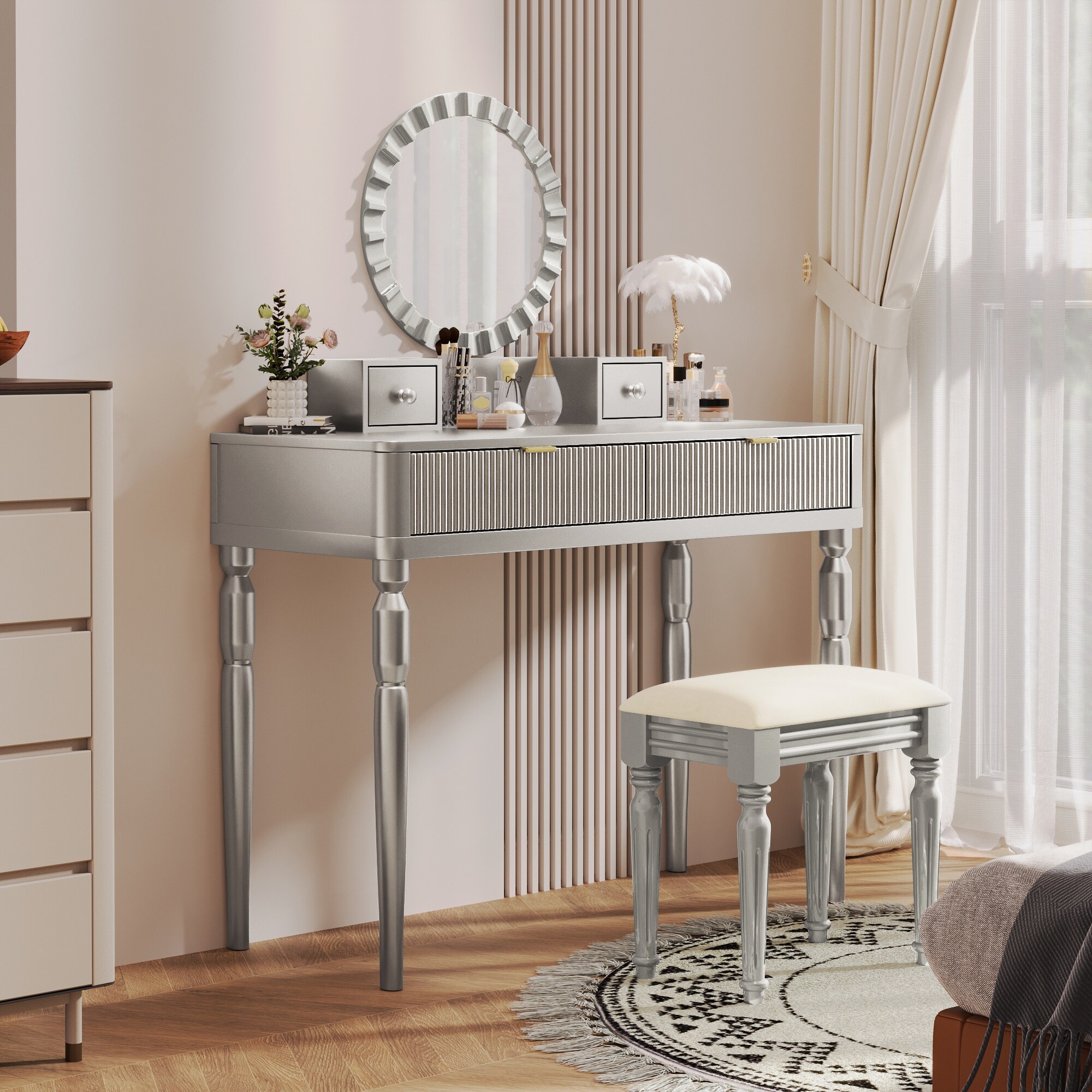 Vorene J-HPJCOL325UFZ Bedroom-Vanities - View #4