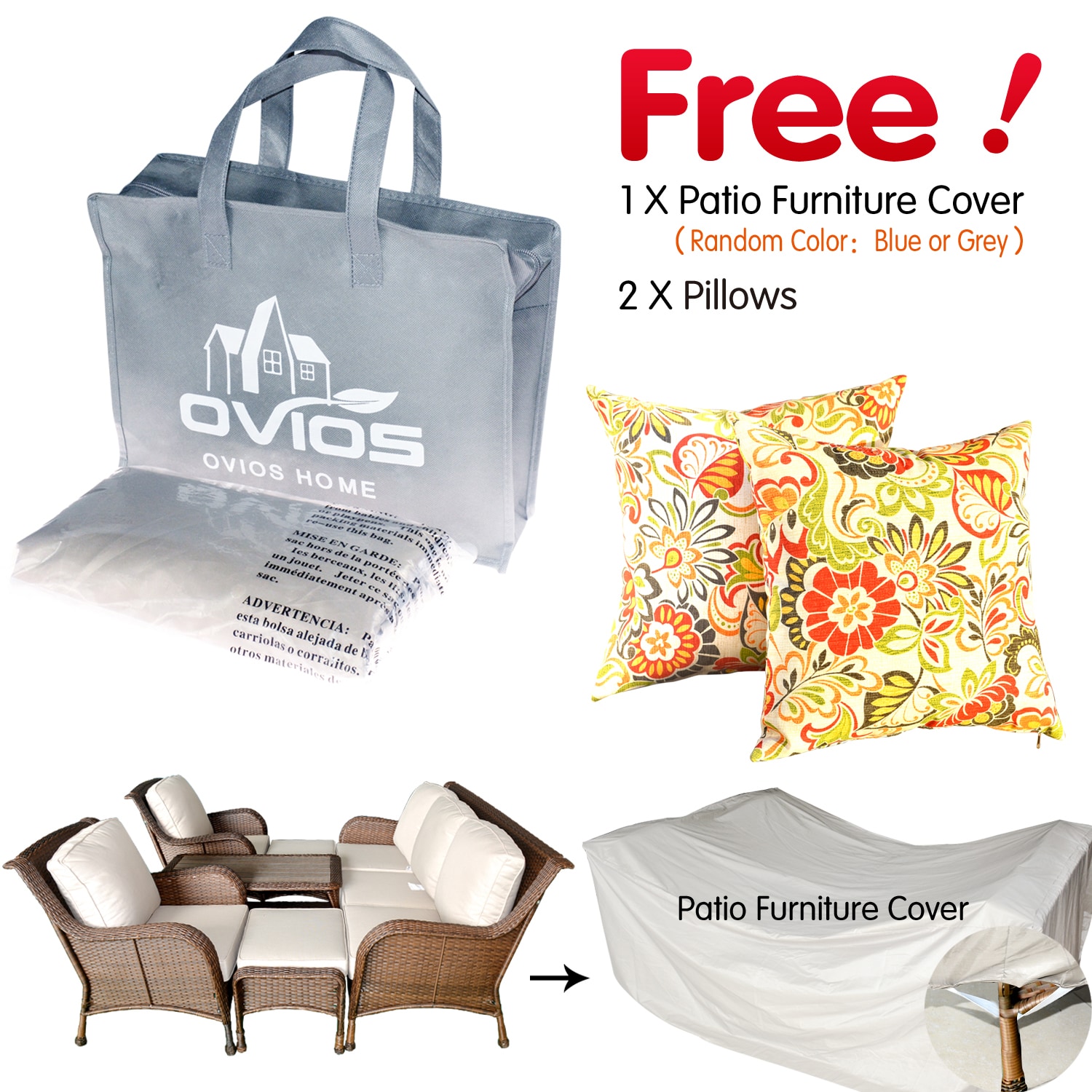 Ovios KS200 Patio-Conversation-Sets - View #5