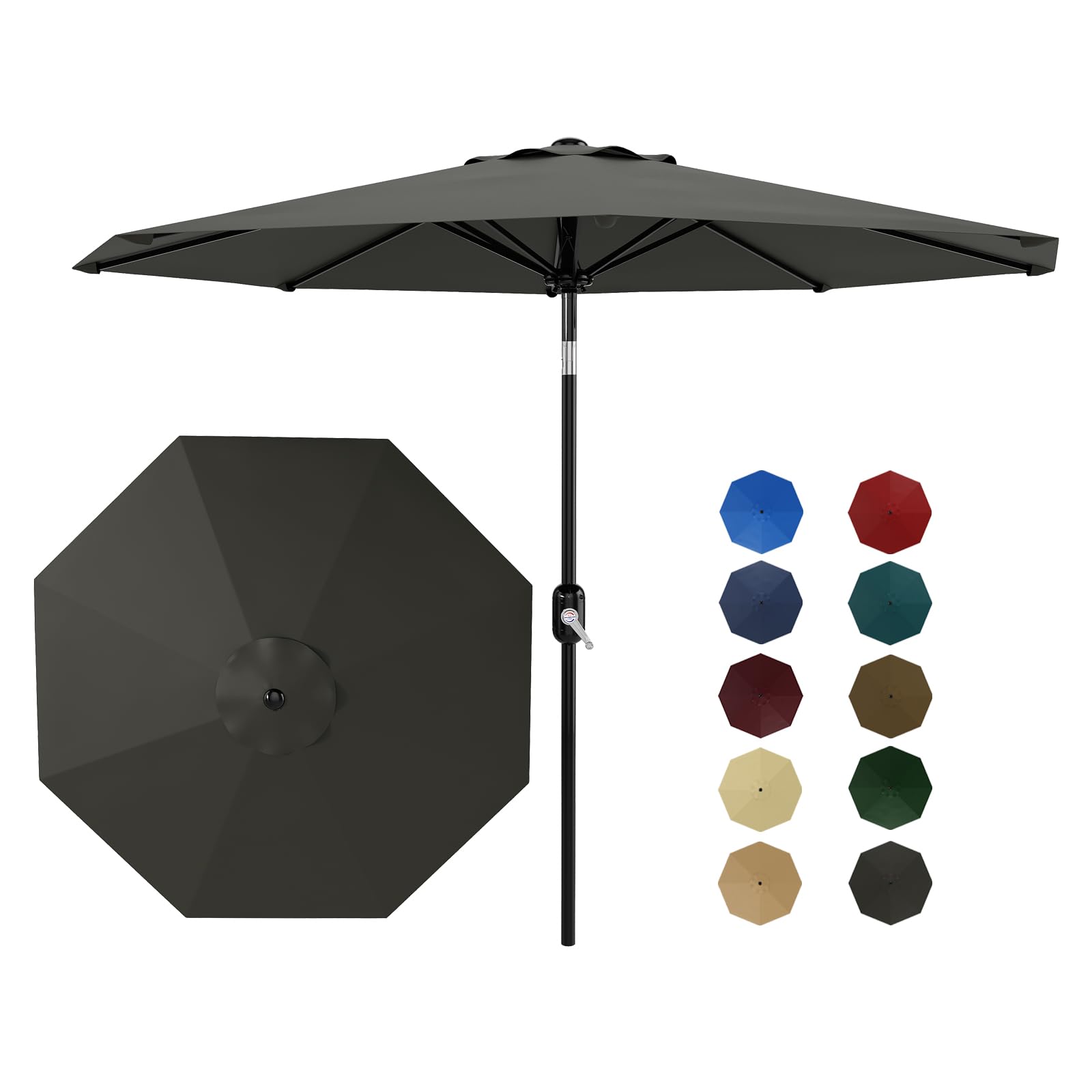 3 ft patio umbrella ABCCANOPY 9FT 3-Tier Outdoor Market Umbrella, Dark Gray The 10ft Sun Umbrella Outdoor Patio Shade by Pure Garden is an attractive piece of outdoor décor that provides quality shade whether you’re entertaining guests on the deck or lounging by your swimming pool Sunnydaze Decor Sunnydaze 10 ft