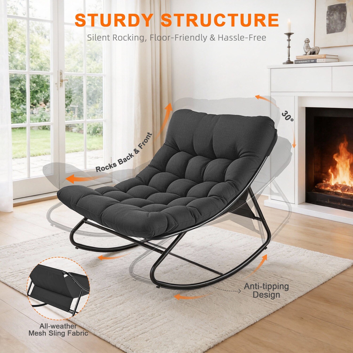 SUGIFT LW102SUGZY0112 Patio-Chairs - View #5