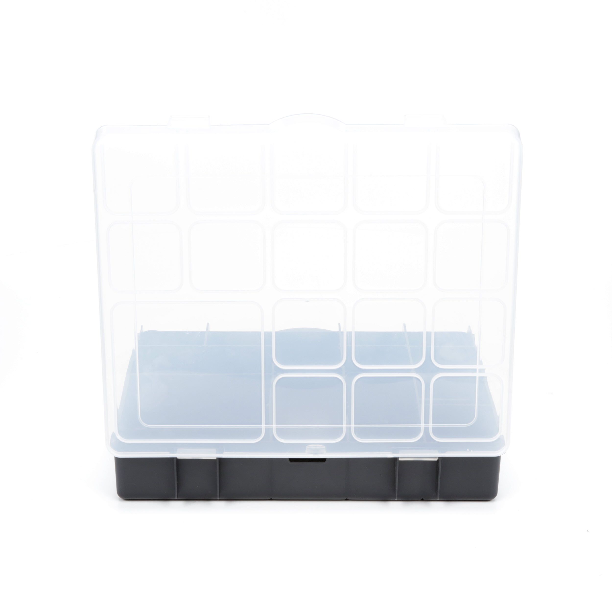 Plastic Transparent Storage Box Collection Container Case Part Box With Hook  CA 