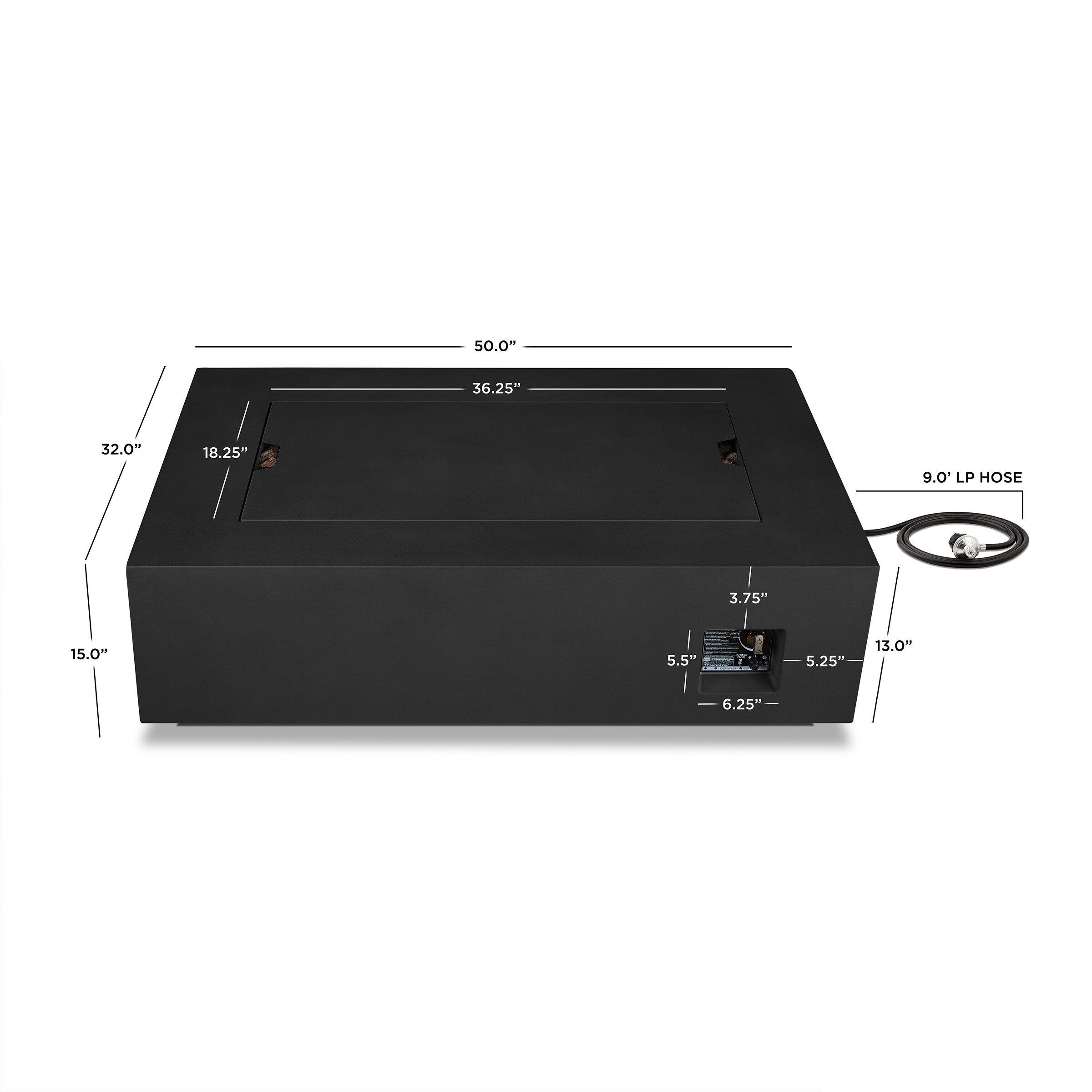 Real Flame C9813LP-BLK Outdoor-Gas-Firepits - View #11