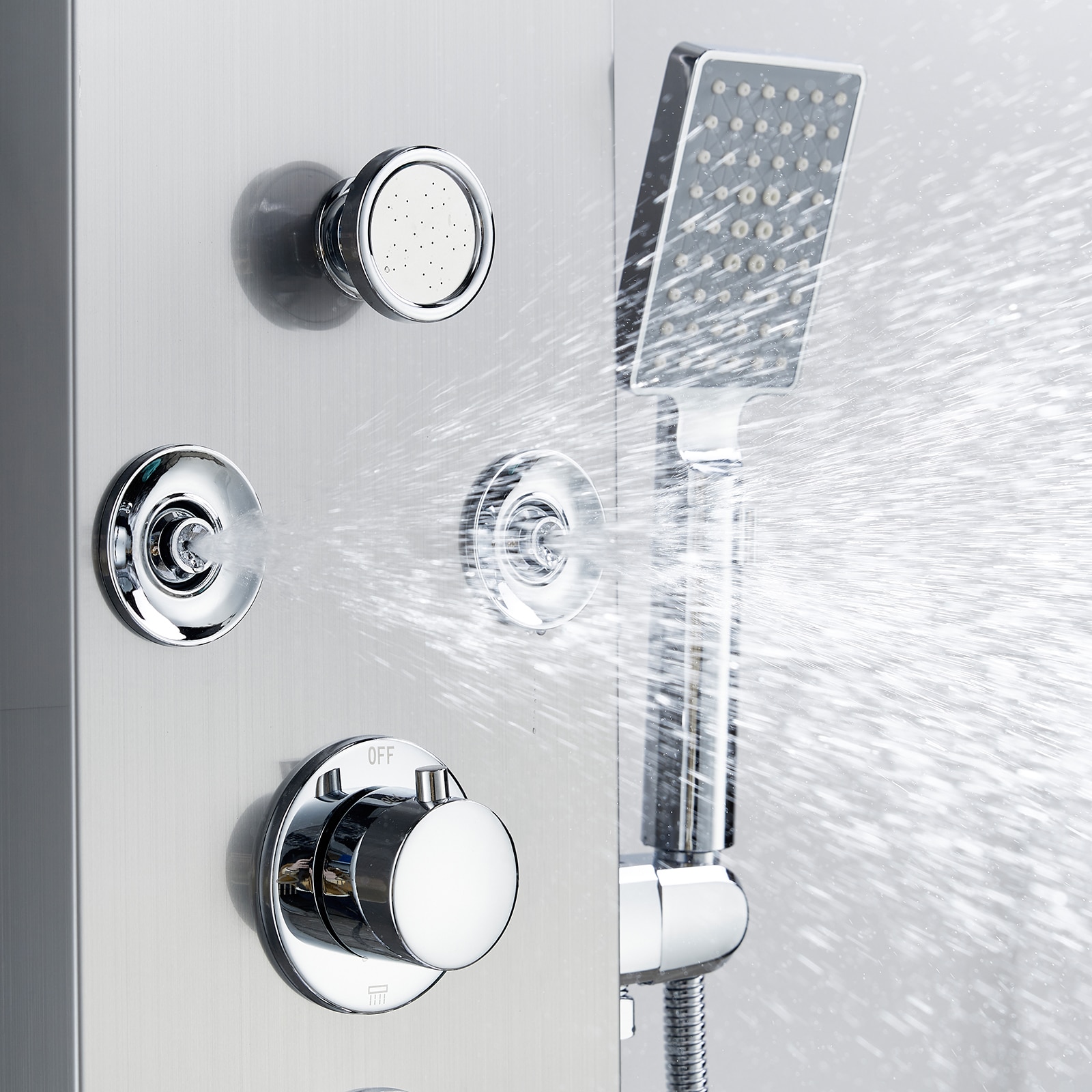BYH SS-5001-NPC Showerhead-Bar-Panels - View #8