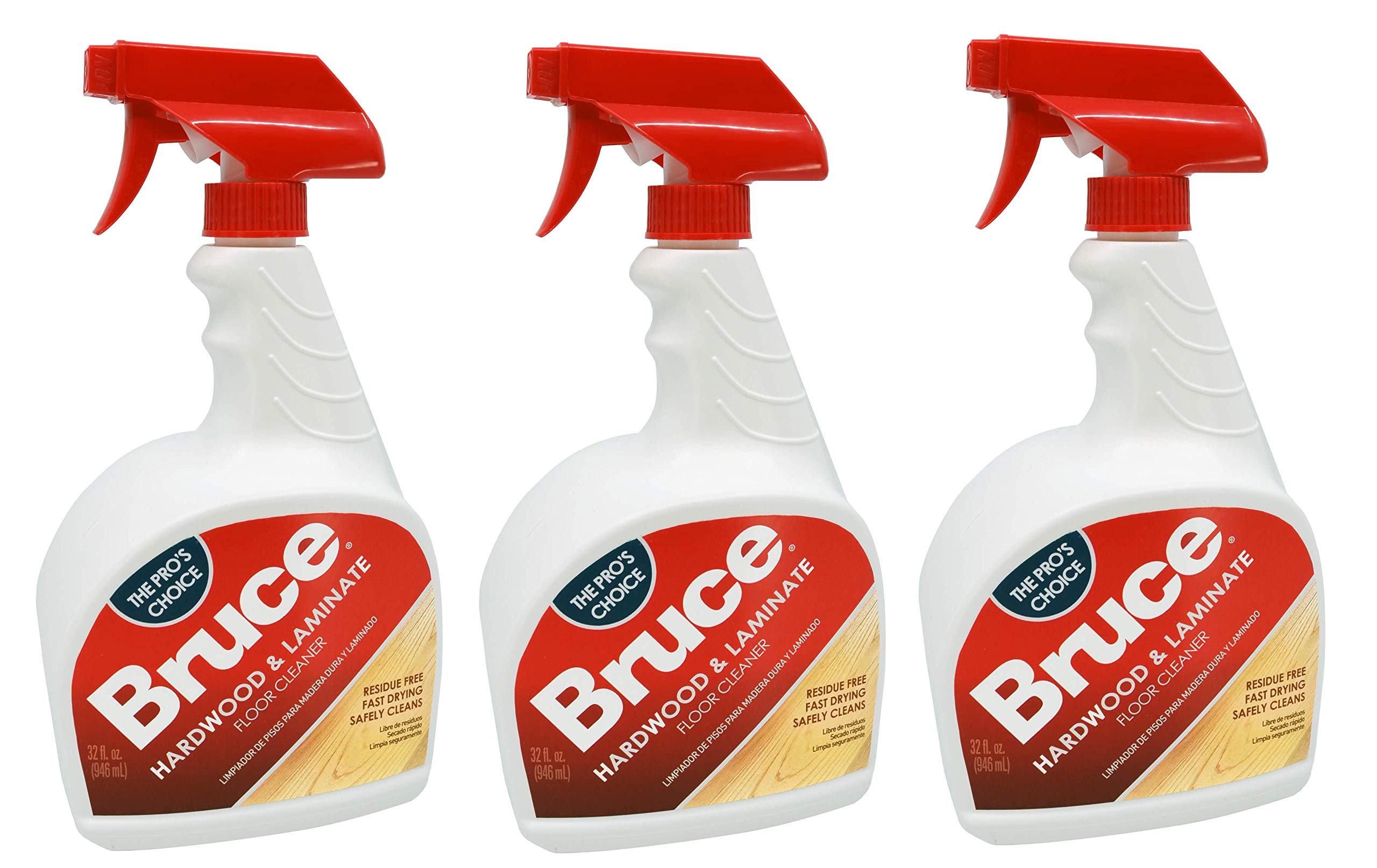 Bruce  No Wax Floor Cleaner 32 Oz 4 Set of 3 Pack