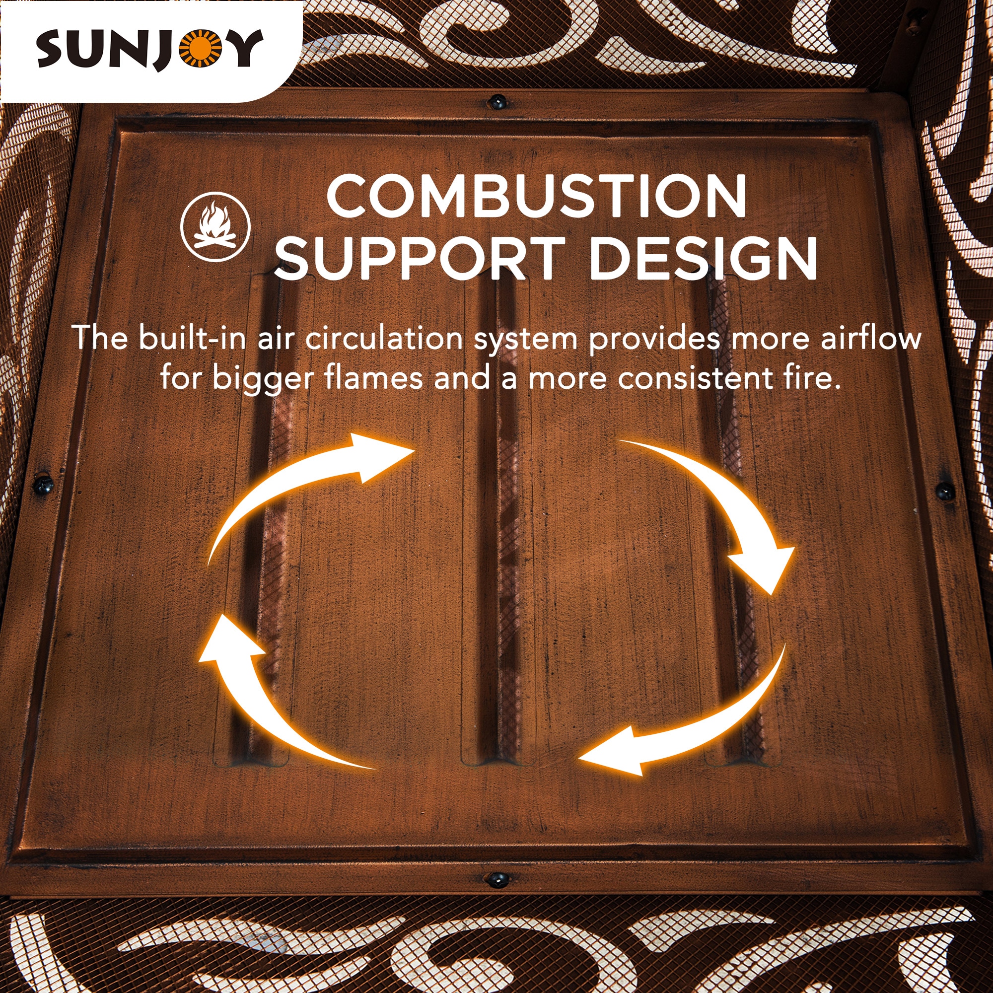 Sunjoy A301016900 Outdoor-Woodburning-Firepits - View #3