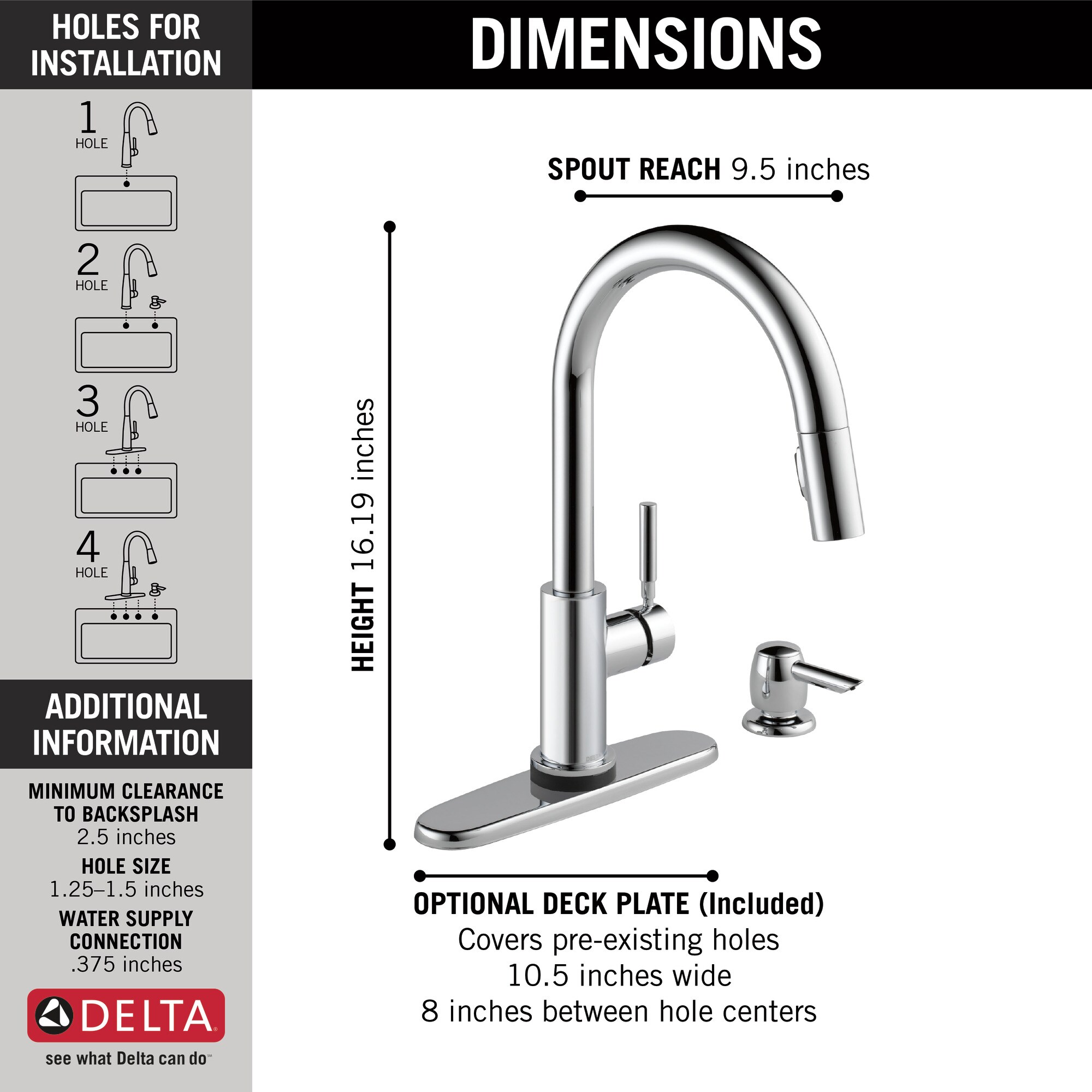 Delta Trask Touch2O Chrome 2 handle Pull down Touch Kitchen Faucet