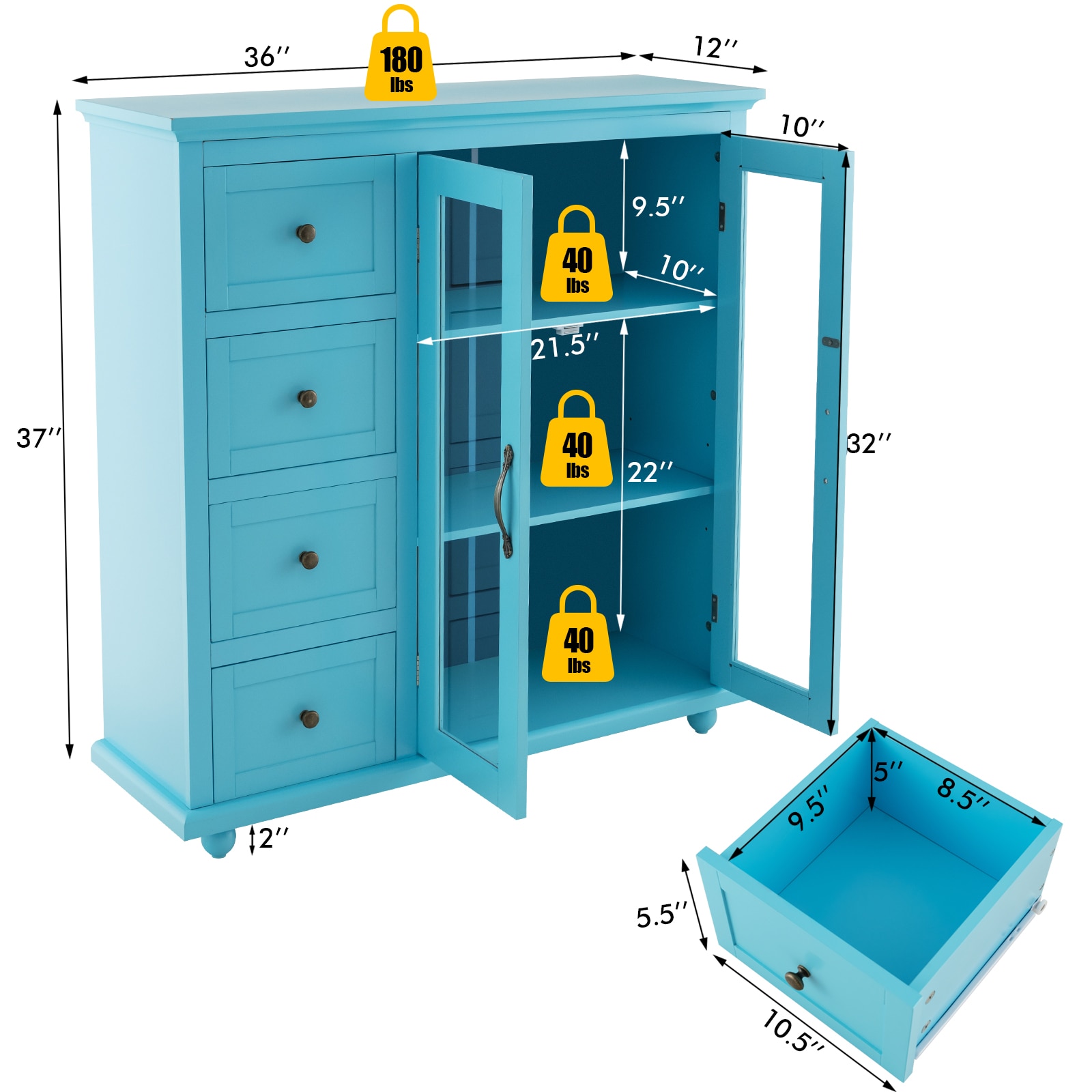 Slickblue D-CO-LB71601VJ Dining-Kitchen-Storarge - View #5