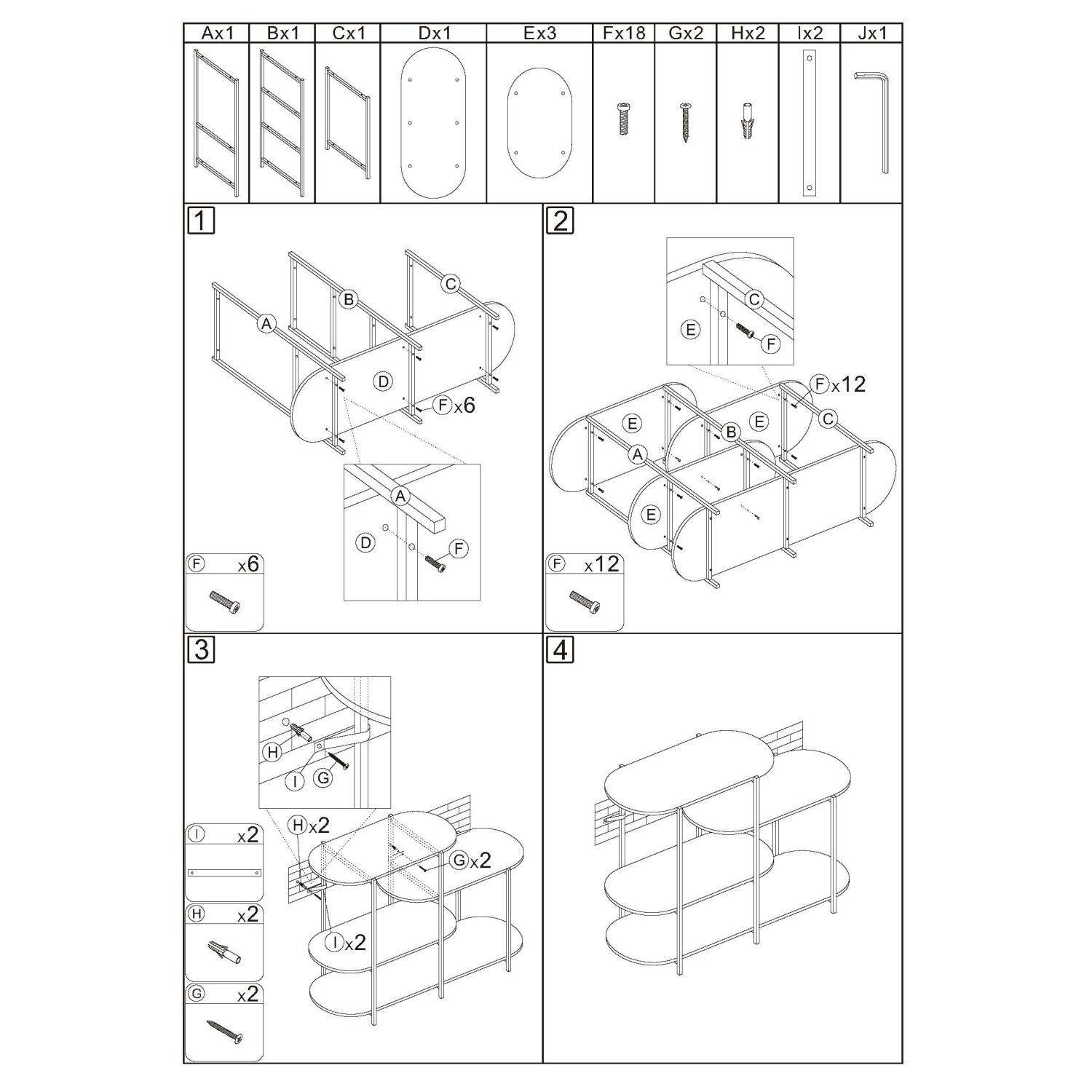 JASMODER W131449851 Console-Sofa-Tables - View #8