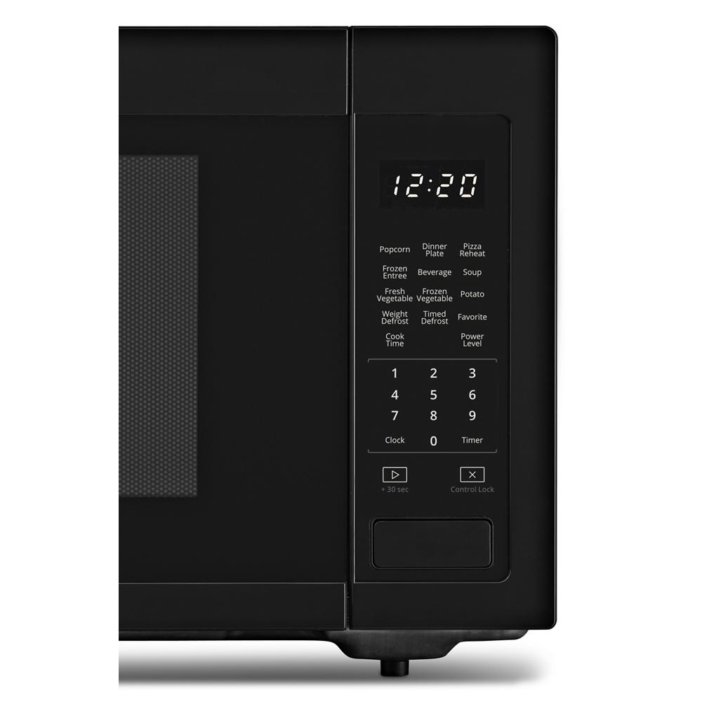 Whirlpool® 0.9 Cu. Ft. Black Countertop Microwave