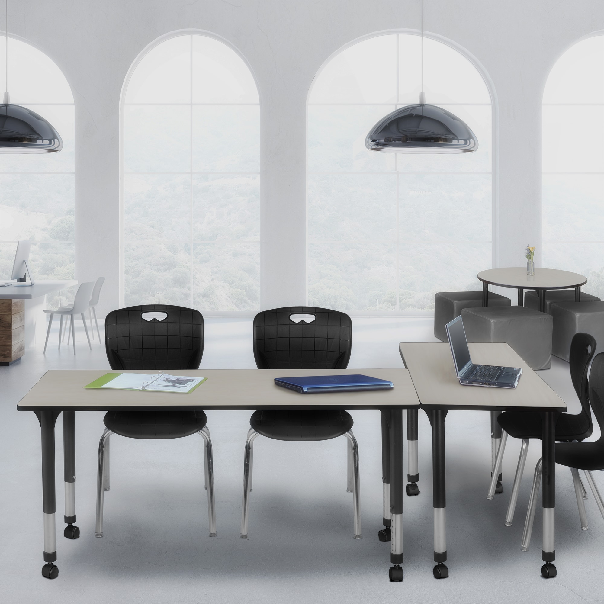 Regency MT6624PLAPCBK Office-Tables - View #6