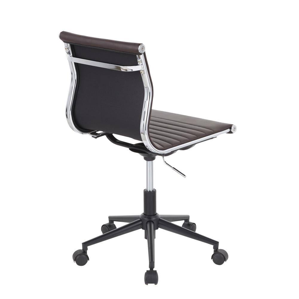 Armless bankers best sale chair espresso