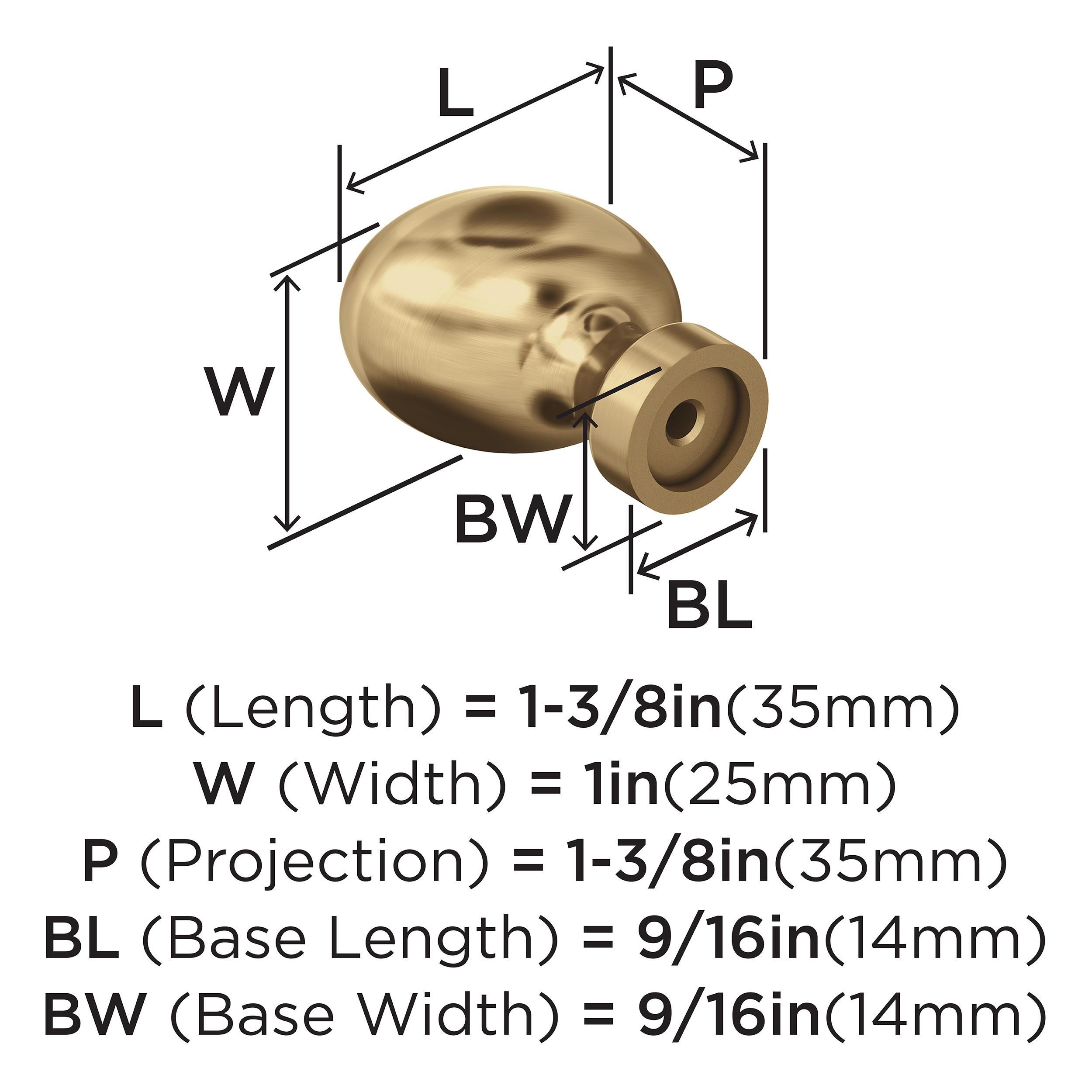 Amerock 10VMP53014CZ Cabinet-Knobs - View #4