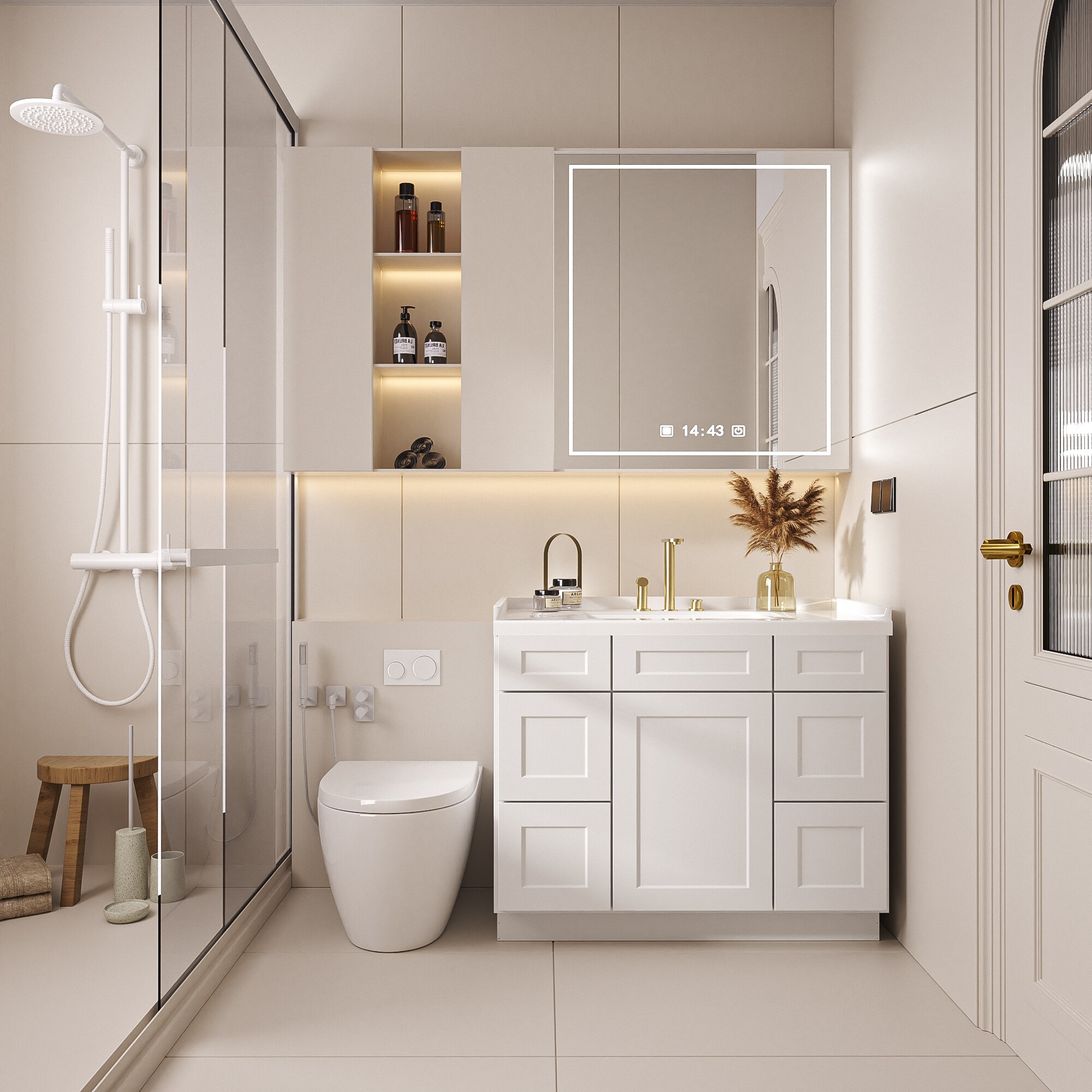 LOVMOR SF-Y-VDDB-CG-16 vanities - View #3