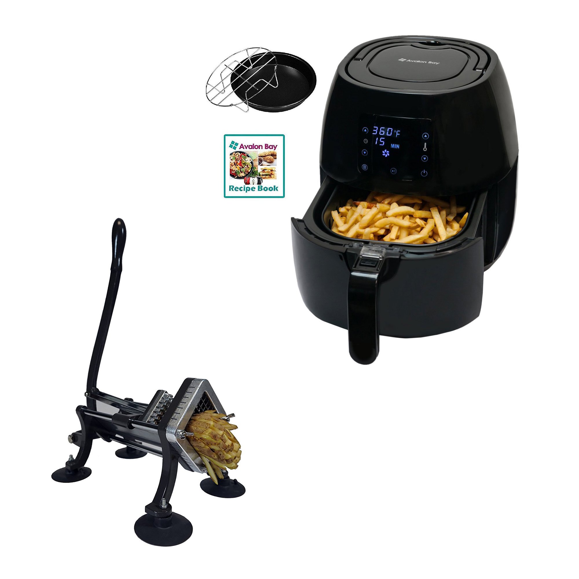  220v Air Fryer Household 3l/0.7 Gallon Multifunctional Oil-free  Electric Fryer Smart Air Fryer For Roasting,Baking-green : Home & Kitchen