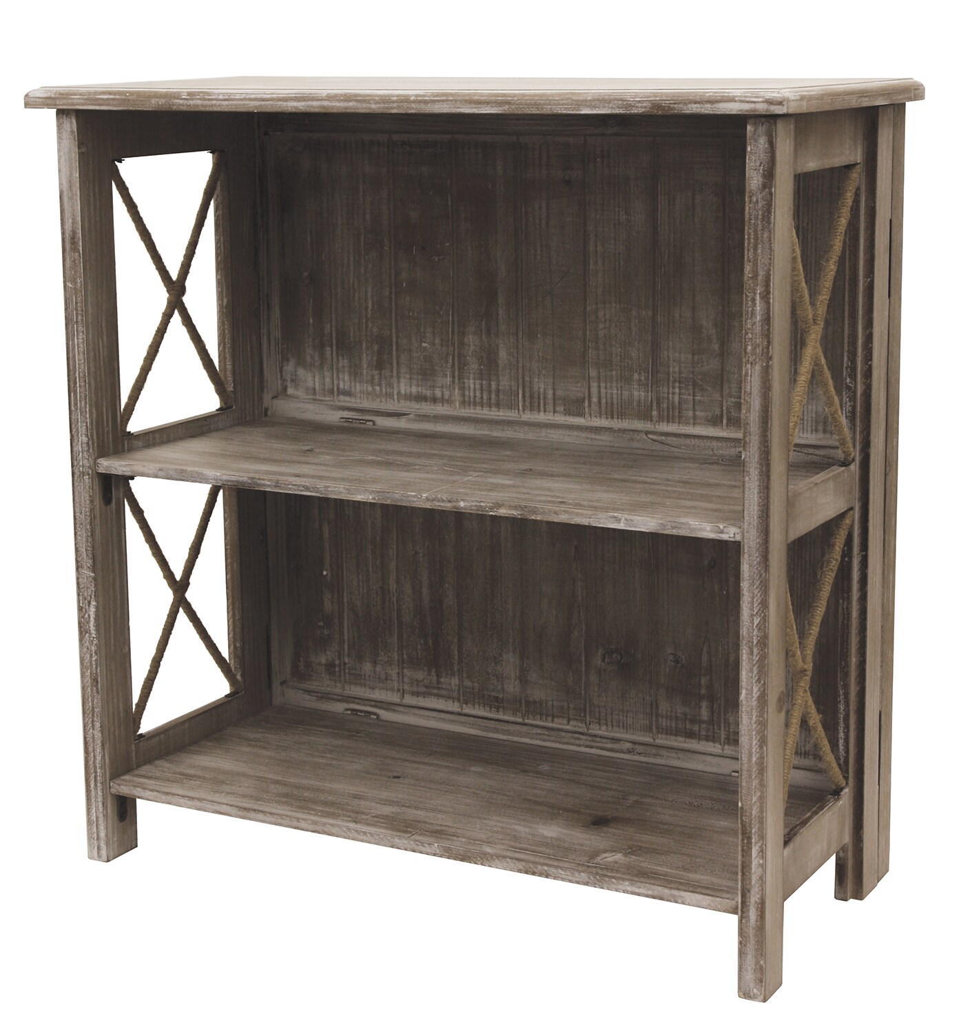  FR8609 Gray Wash Casual Wood Media Cabinet