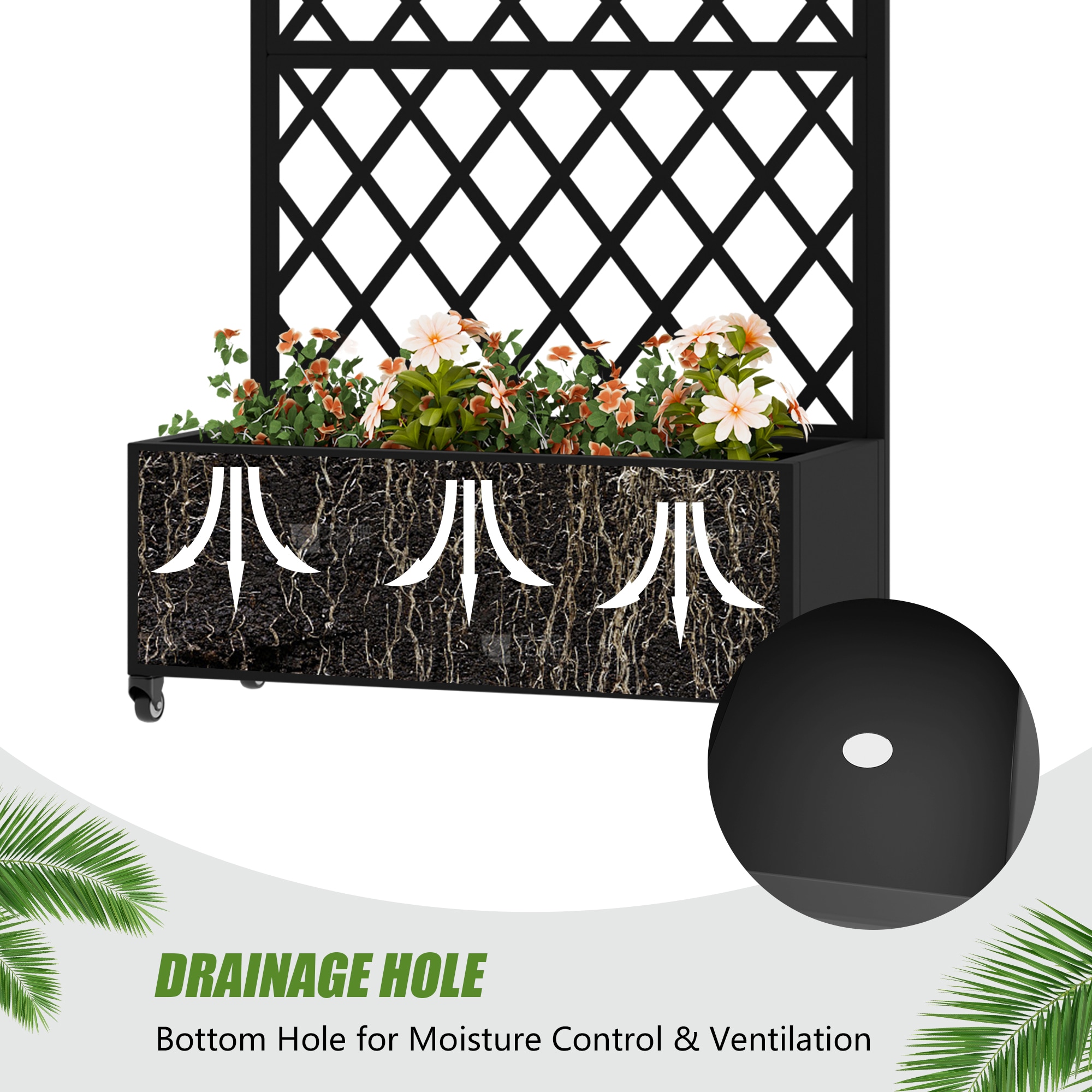 Misty Moon LW0409-RPB-ZZX174 Raised-Planter-Boxes - View #8