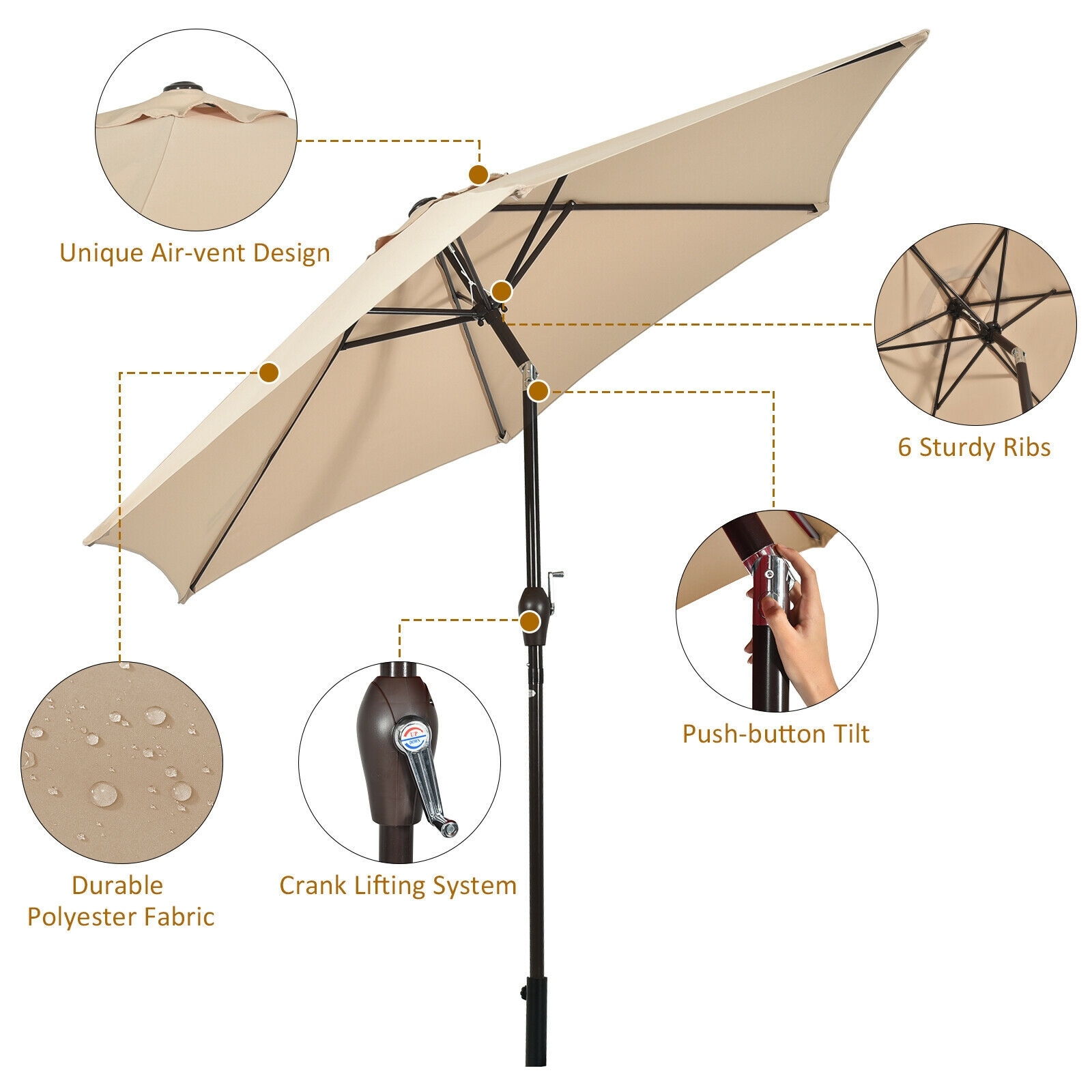 Forclover HYFW-S51BE Umbrellas-2 - View #2