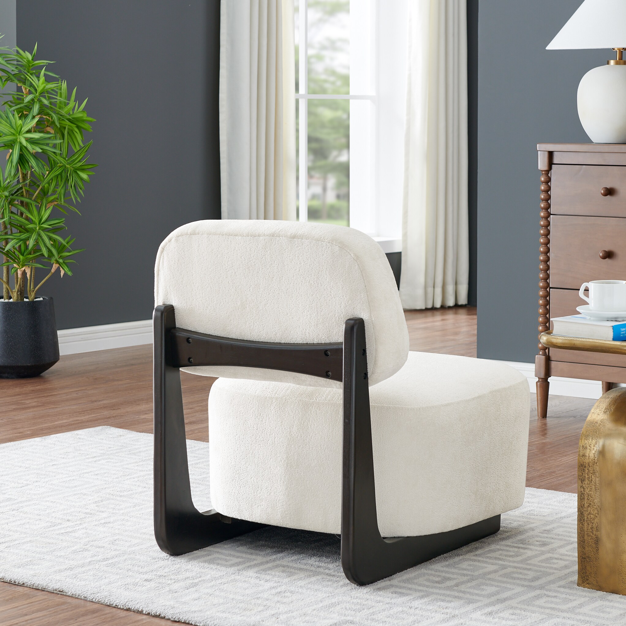 Roundhill Furniture AC408WH chairs - View #5