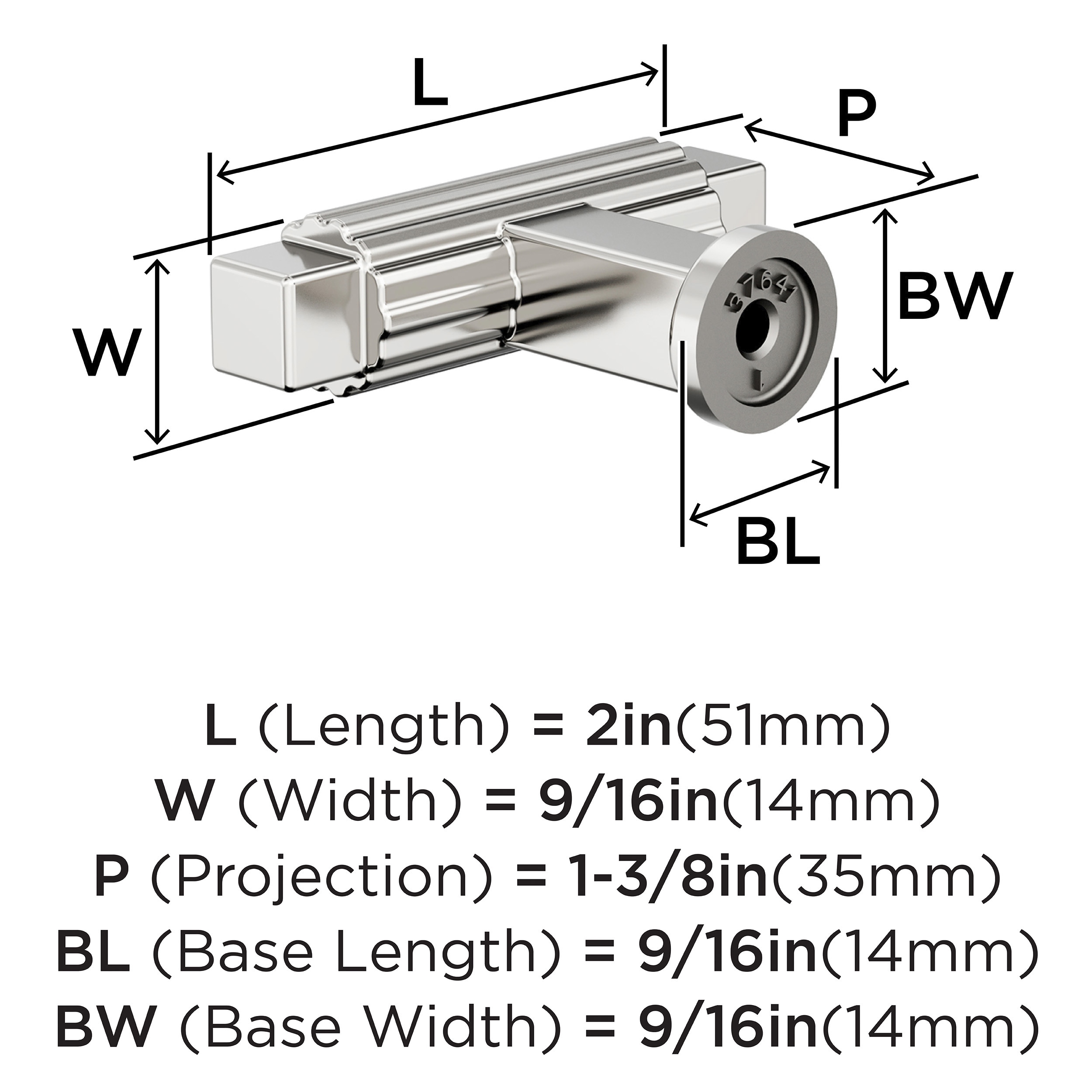 Amerock BP37641PN Cabinet-Knobs - View #4
