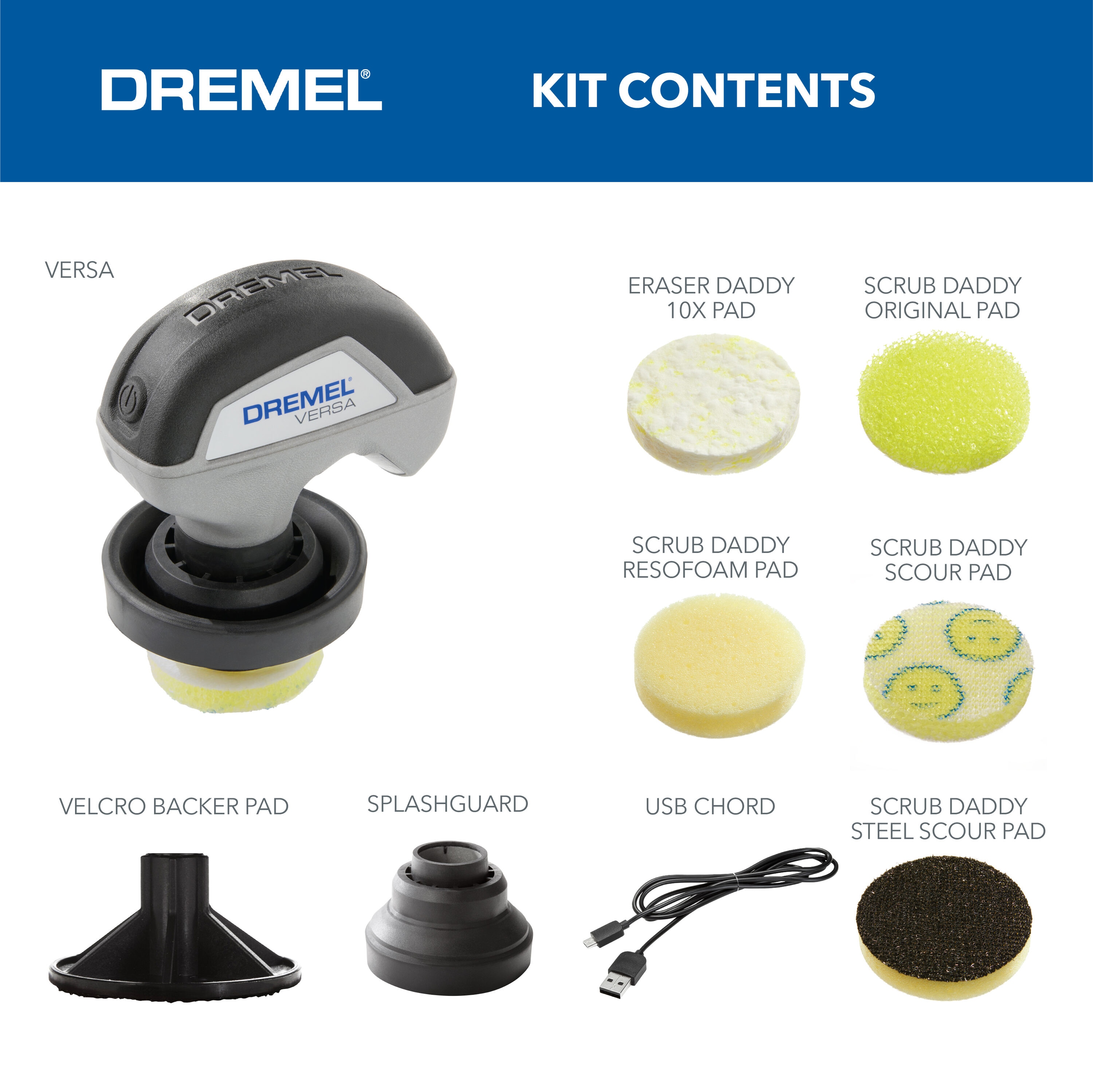 Dremel Versa Scrub Daddy Power Scrubber in the Power Scrubbers department  at