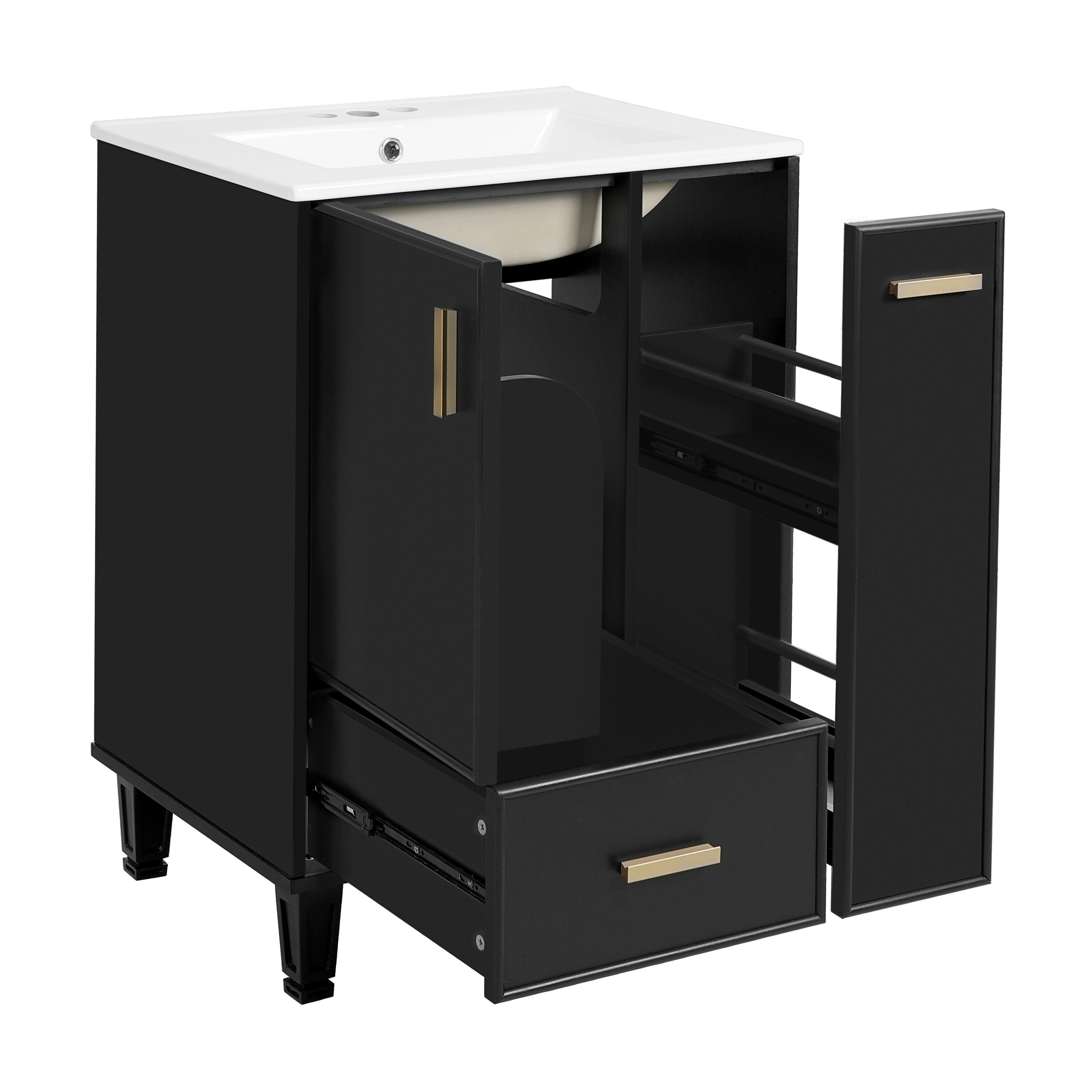 Forclover CNE-P288908W Bath-Vanity-Combo - View #7