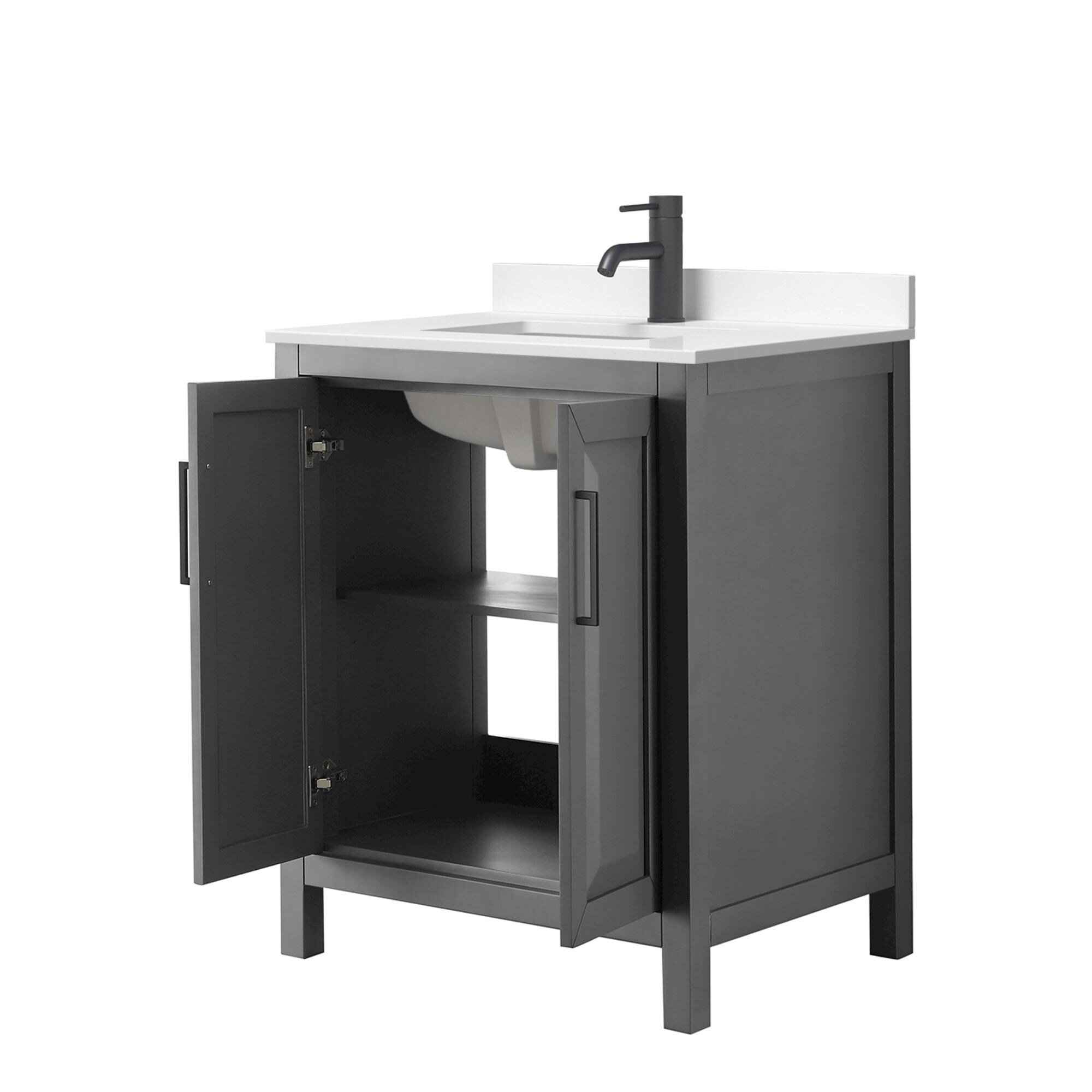 Wyndham Collection WCV252530SGBWQUNSMXX Bath-Vanity-Combo - View #2