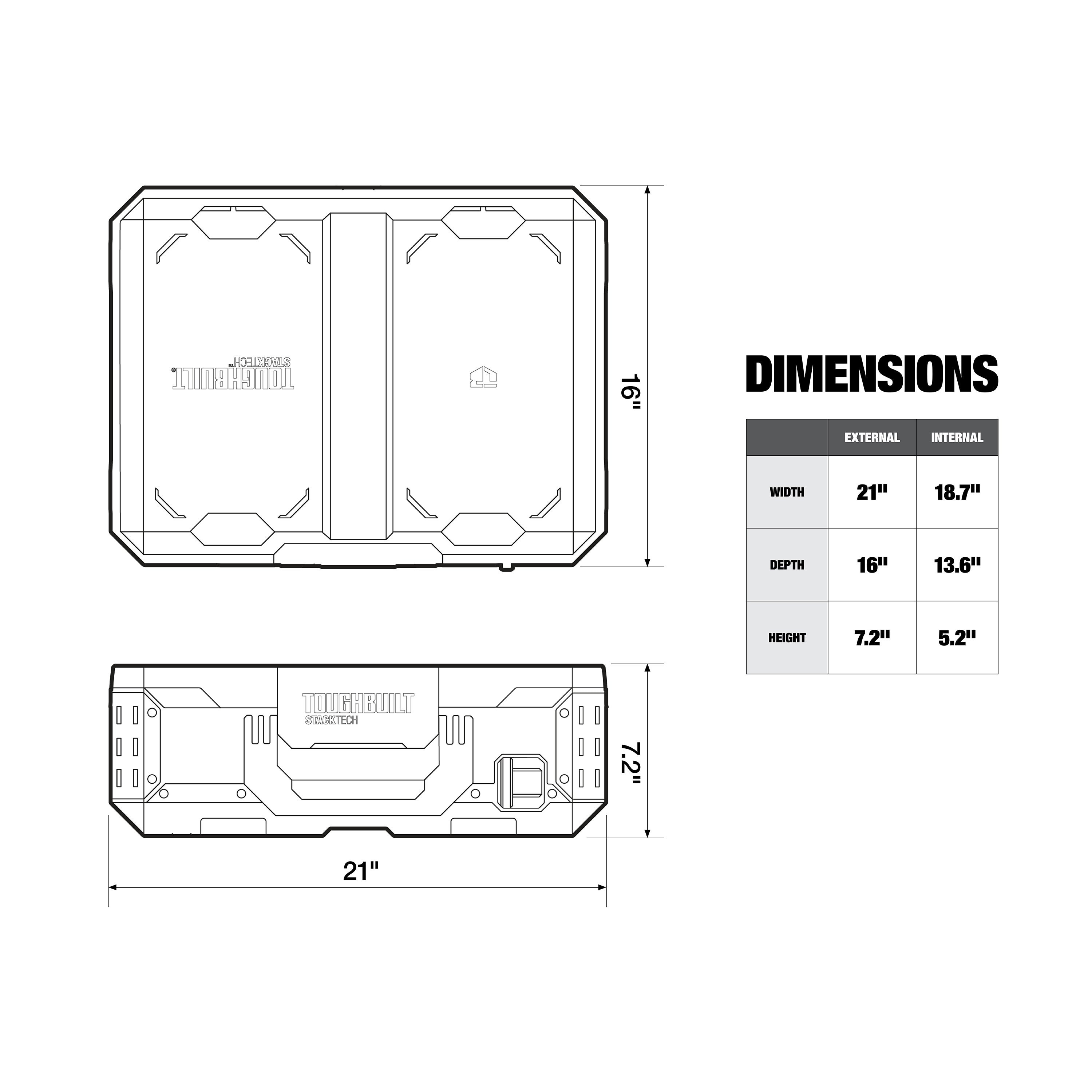TOUGHBUILT TB-B1-B-30 Tool-Boxes - View #11