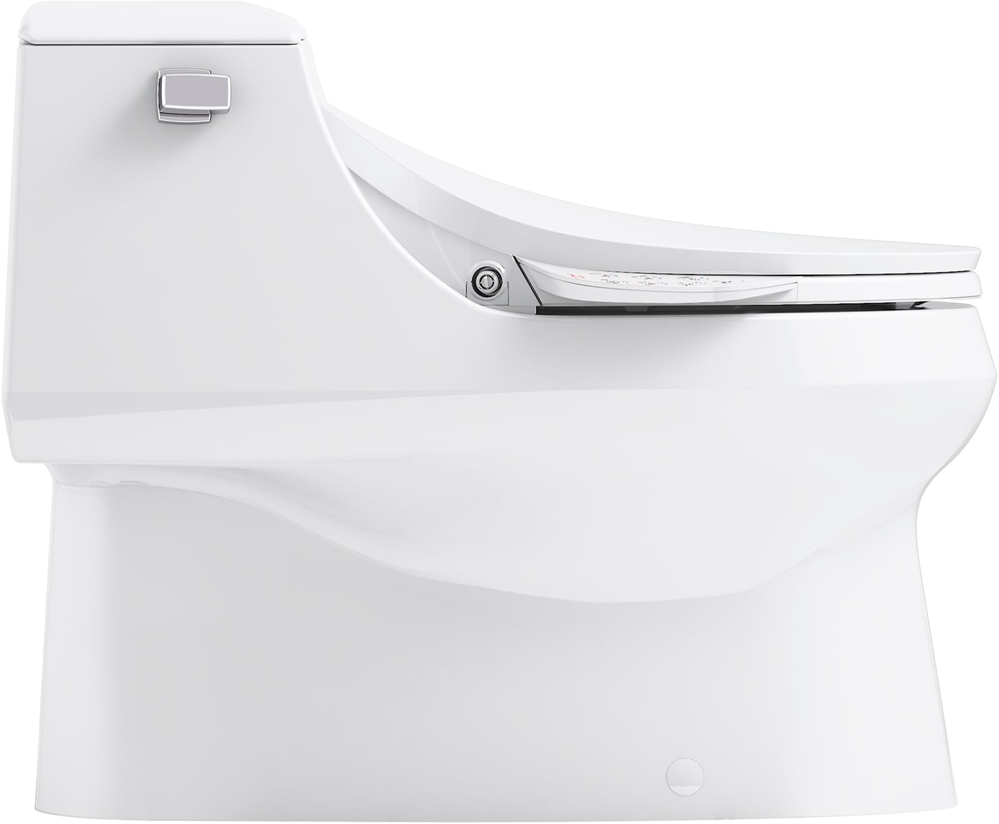 Kohler Purewash E750 Plastic White Elongated Soft Close Heated Bidet Toilet Seat At