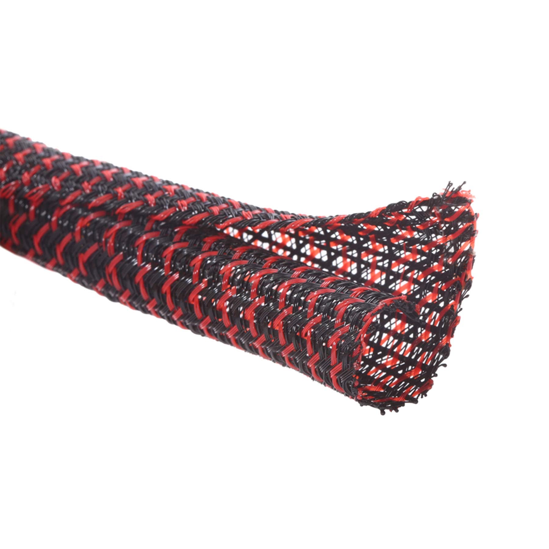 Etokfoks 1 4 in x 10 ft Black Split Wire Loom Tubing Cord Protector ...