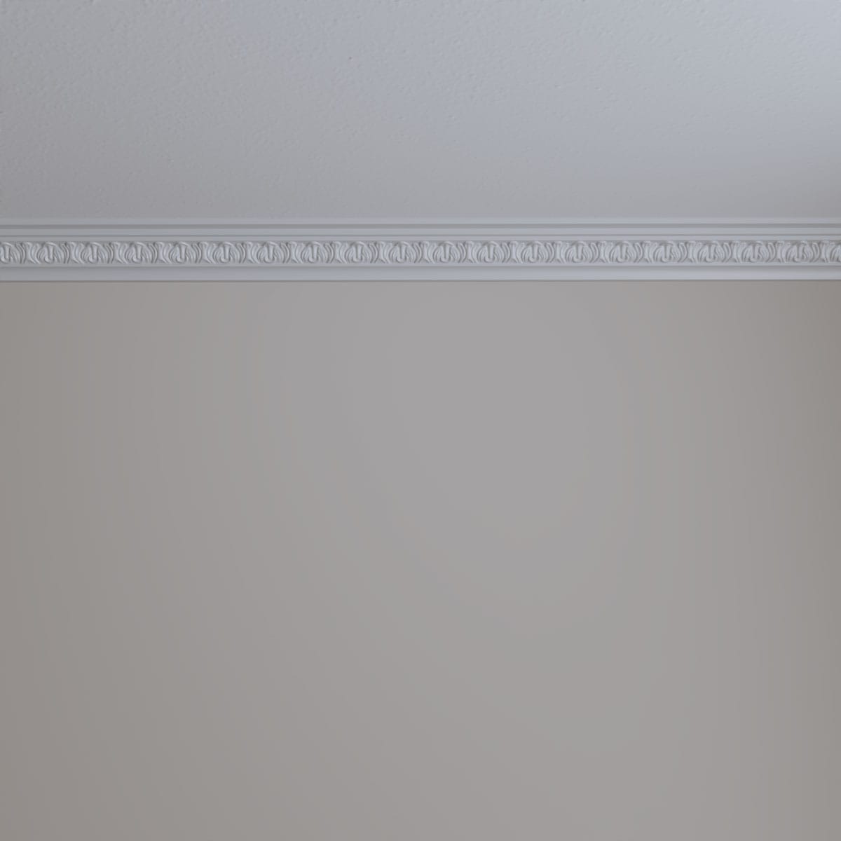 Primed White Polyurethane Crown Moulding 94.5 inches