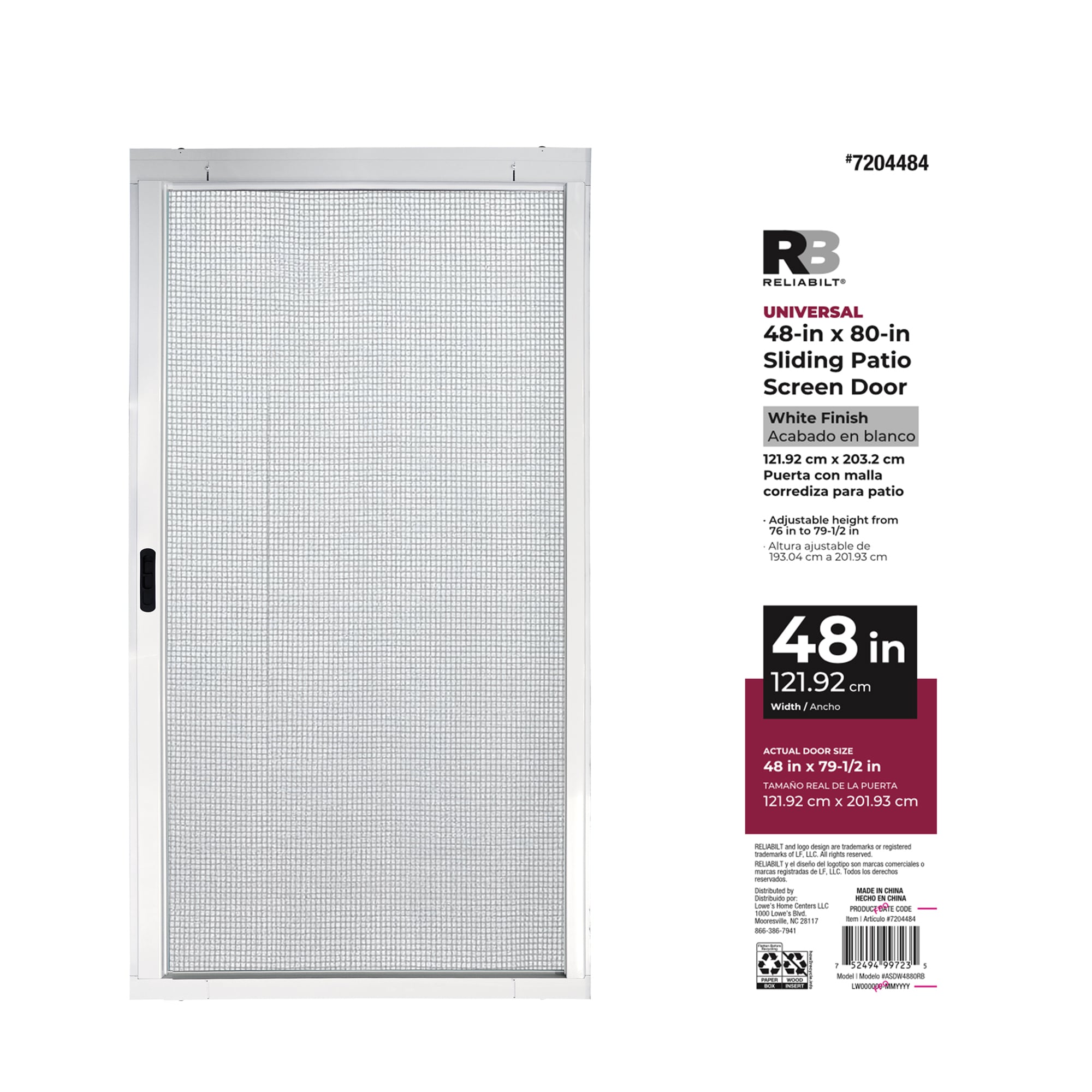RELIABILT ASDW4880RB Screen-Doors - View #12