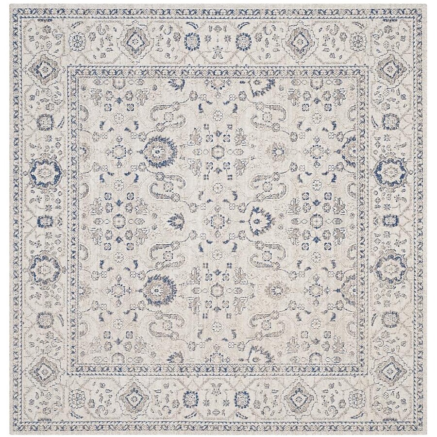 Safavieh Patina Mimue 7 x 7 Taupe/Ivory Round Indoor Abstract Vintage Area Rug Safavieh Patina Mimue 7 x 7 Taupe/Ivory Round Indoor Abstract Vintage Area Rug