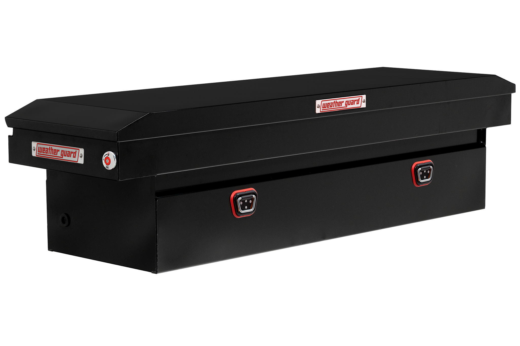 WEATHER GUARD 126-5-04 72-in x 20-in x 18-in Gloss Black Steel Crossover Truck Tool Box
