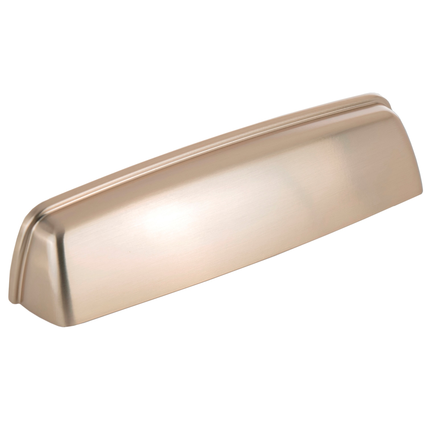 allen + roth EIRA 5-1/16-in , 128mm Center to Center Champagne Bronze Oblong Cup Drawer Pull 2 -Pack