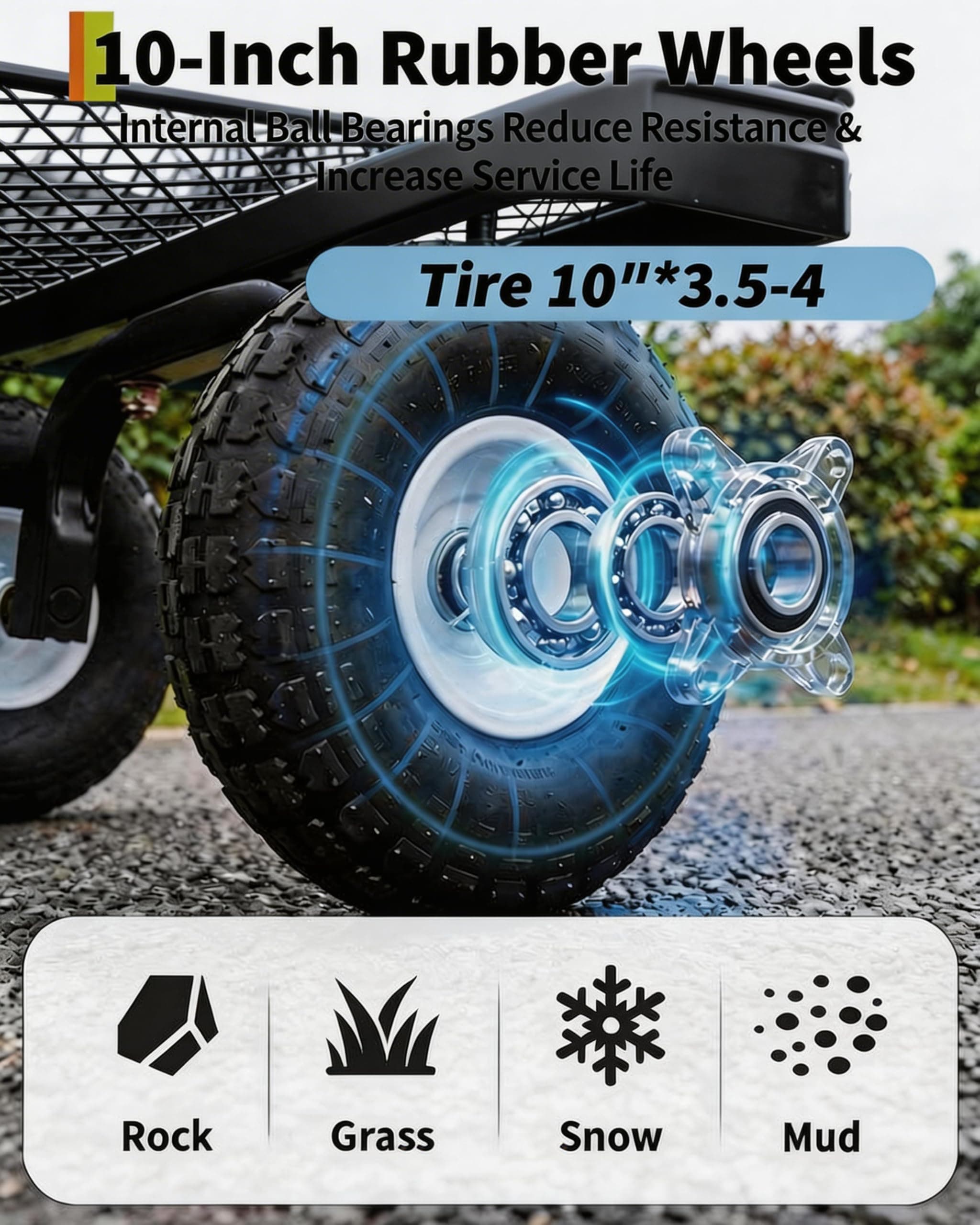 GarveeLife 5MF-HWEUBCYMT5E Yard-Carts - View #7