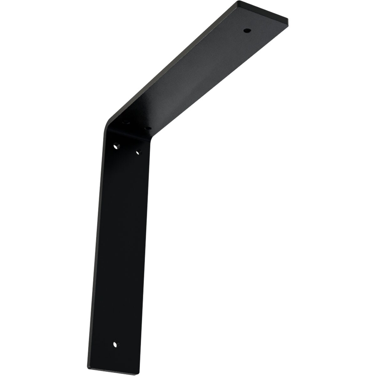 Ekena Millwork BKTM02X10X10HAPBL Hamilton 10-in x 2-in x 10-in Black Steel Mounting bracket