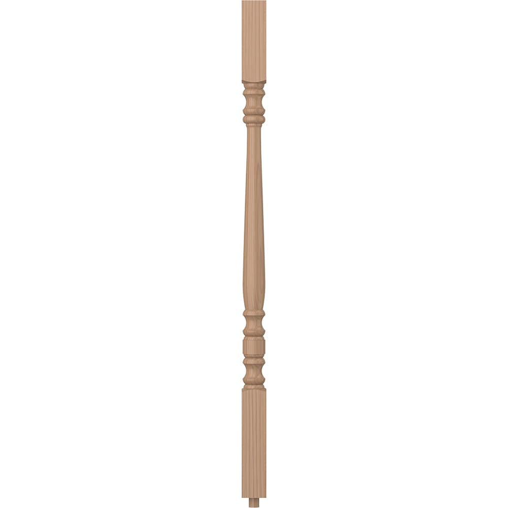 L.J. Smith Stair Systems S-5105-P 36 36-in x 1.75-in Unfinished Poplar Square Top Stair Baluster