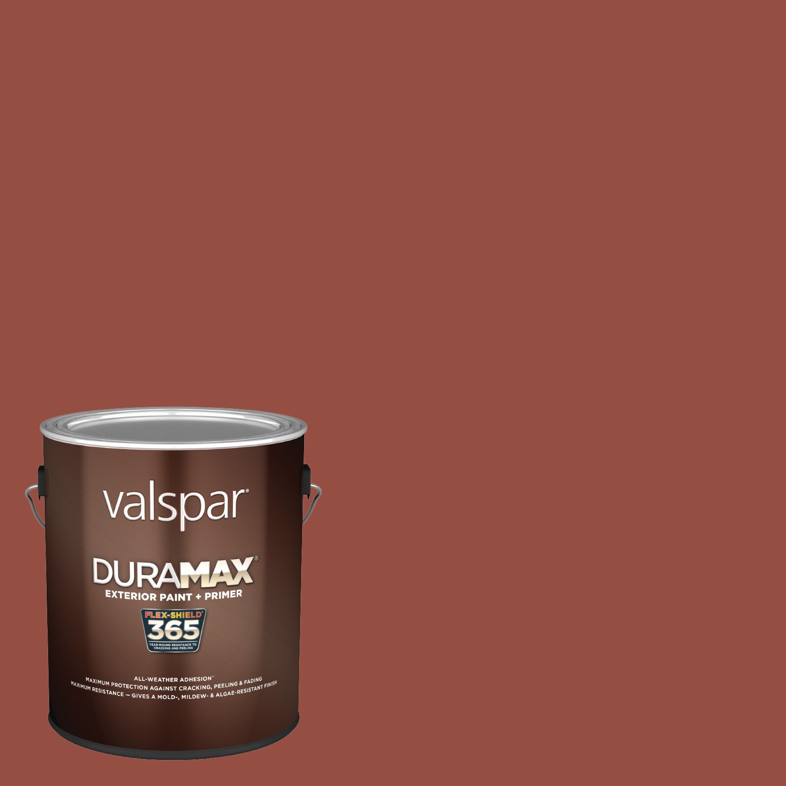 Valspar 2011-7-75555 Duramax Satin Russet Red 2011-7 Latex Exterior Paint + Primer ( 1-gallon )