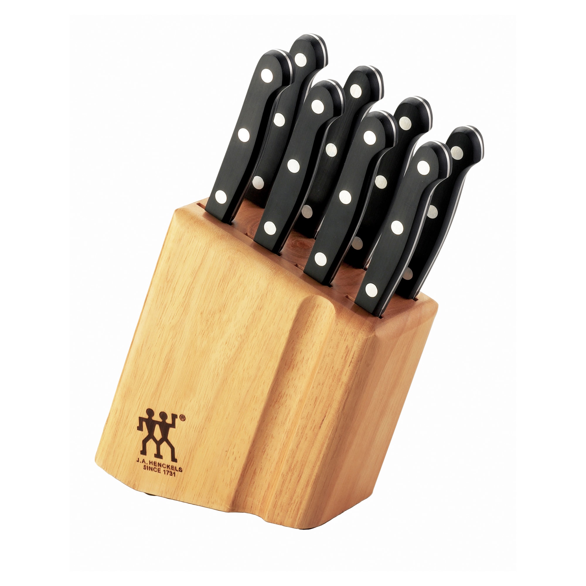 Zwilling ZWILLING TWIN Gourmet Classic 9-pc Steak Knife Block Set - Stamped  German Stainless Steel, No-Stain Blades, Dishwasher Safe in the Cutlery  department at