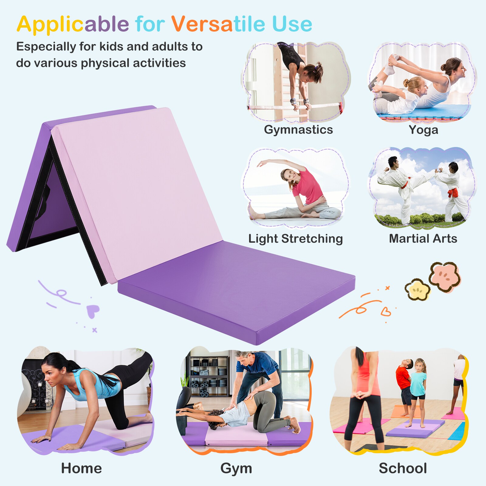 Slickblue D-CO-PP39001HF Fitness-Equipment-Mats - View #6
