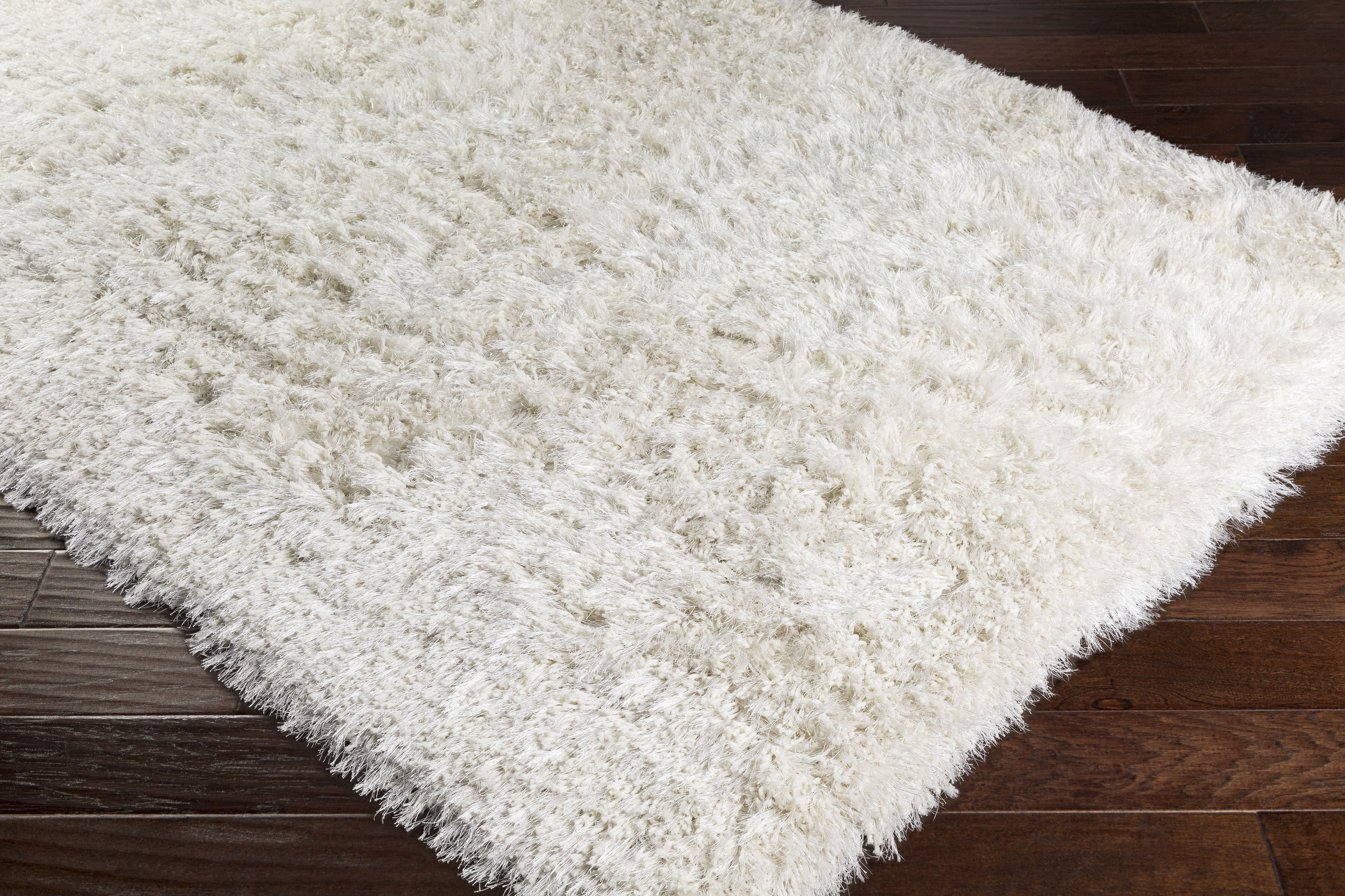 Surya Glamour 8 X 10 (ft) Cream Indoor Solid Area Rug at Lowes.com