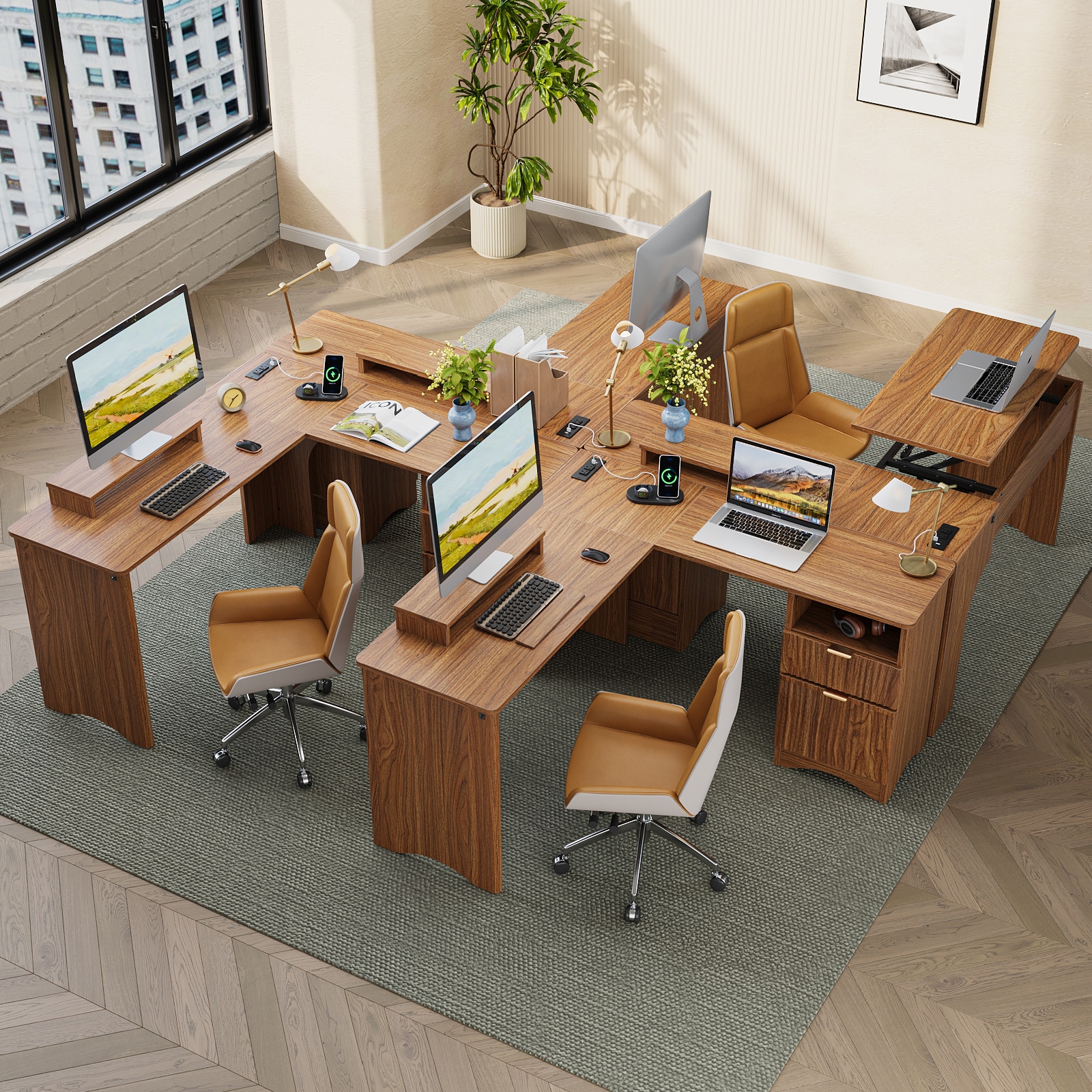 Bestier LOW-H106214SUS-BWOK desks - View #2