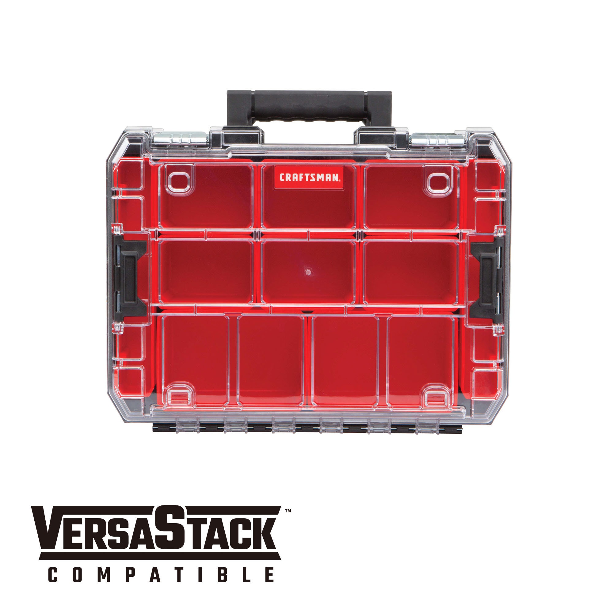 CRAFTSMAN VERSASTACK System 10-Compartment Plastic Small Parts Organizer in  the Small Parts Organizers department at