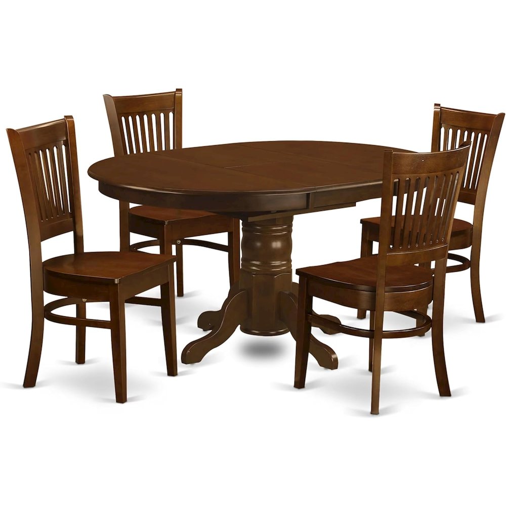 FurniFact KEVA5-ESP-WWHT1 Dining-Sets - View #3