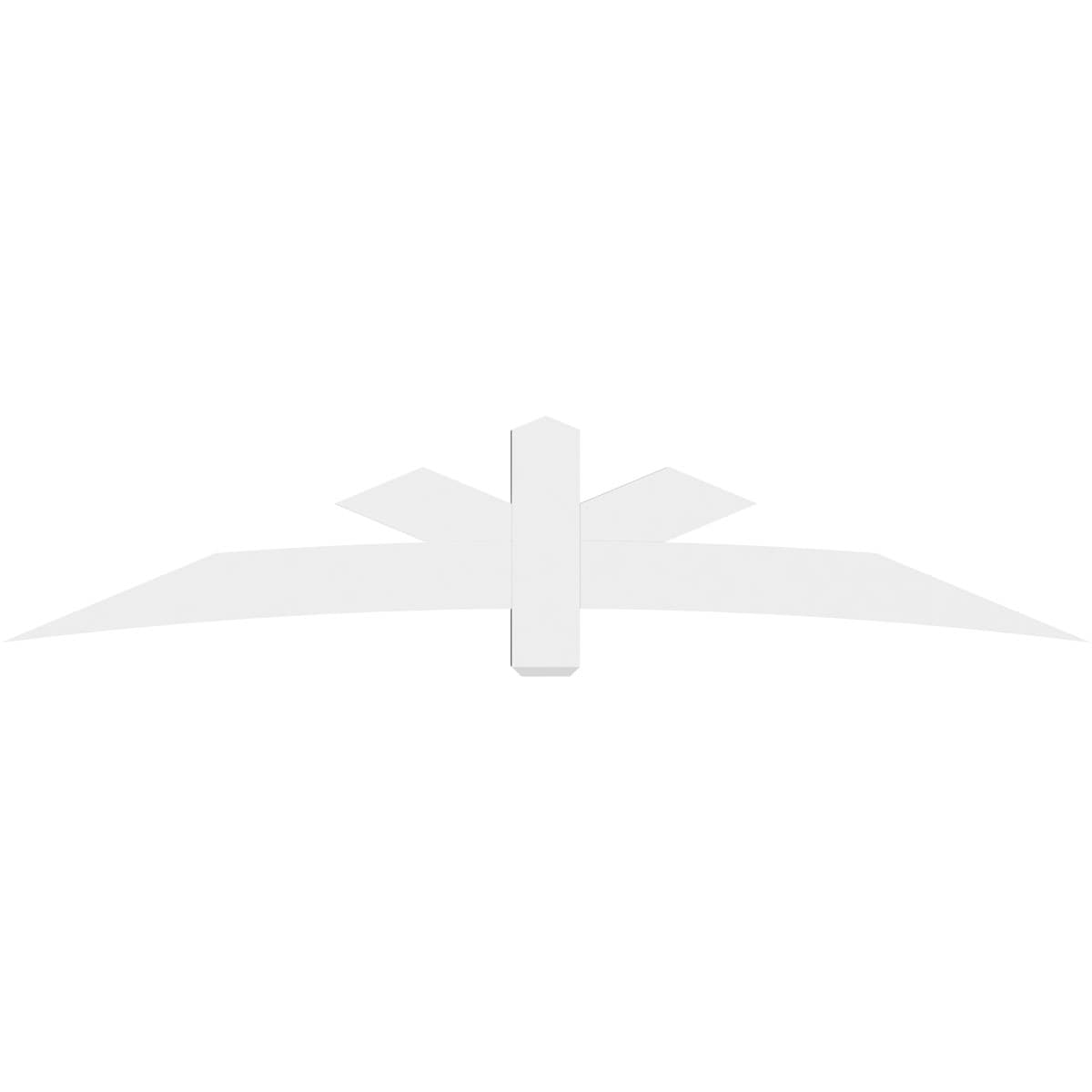 Ekena Millwork GBP096X20X0406ALB00 Exterior-Brackets-Braces - View #2